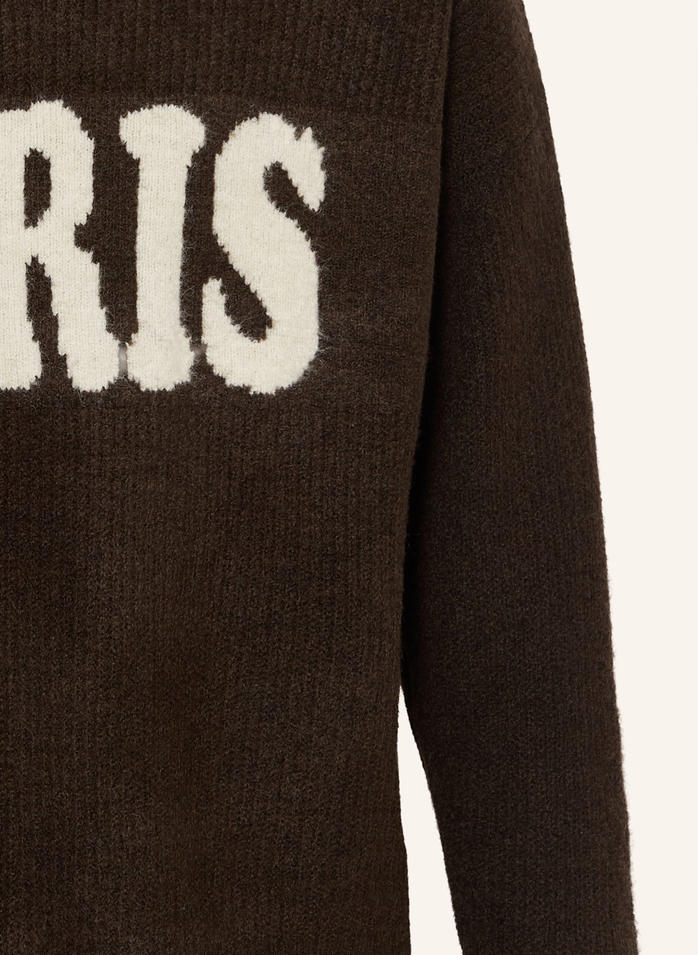 ONLY Sweater: DARK BROWN / ECRU