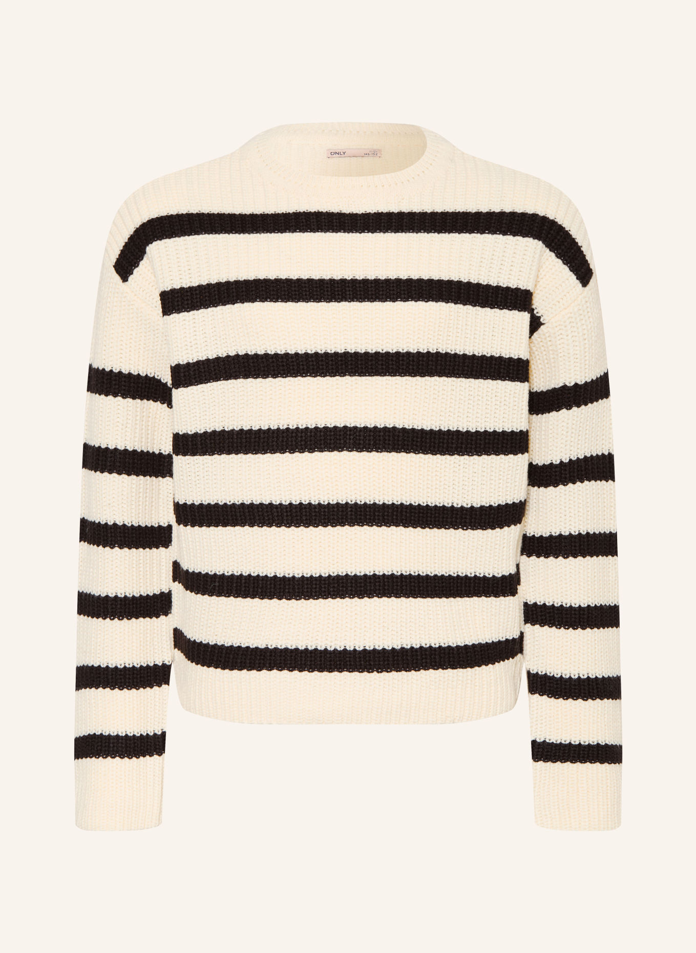 ONLY Pullover: ECRU / SCHWARZ