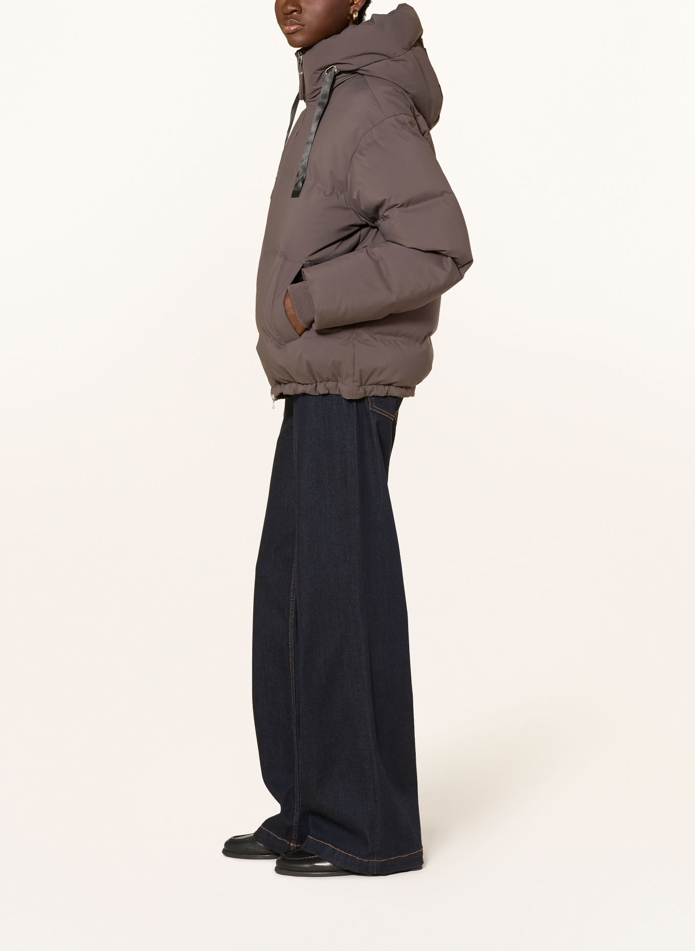 MOS MOSH MMJILLY Down Jacket: TAUPE