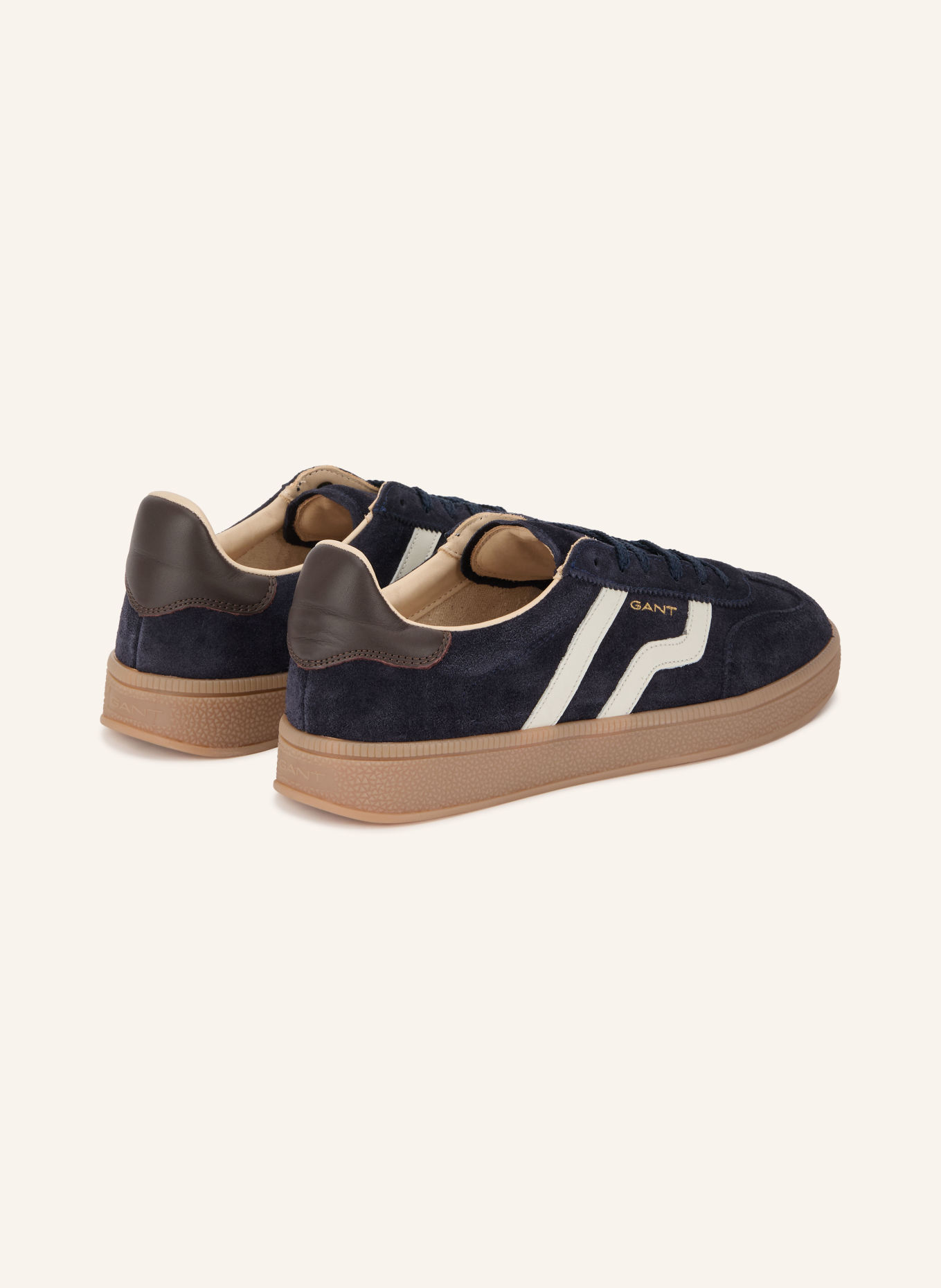 GANT Sneaker CUZIMA: DUNKELBLAU / DUNKELBRAUN / WEISS