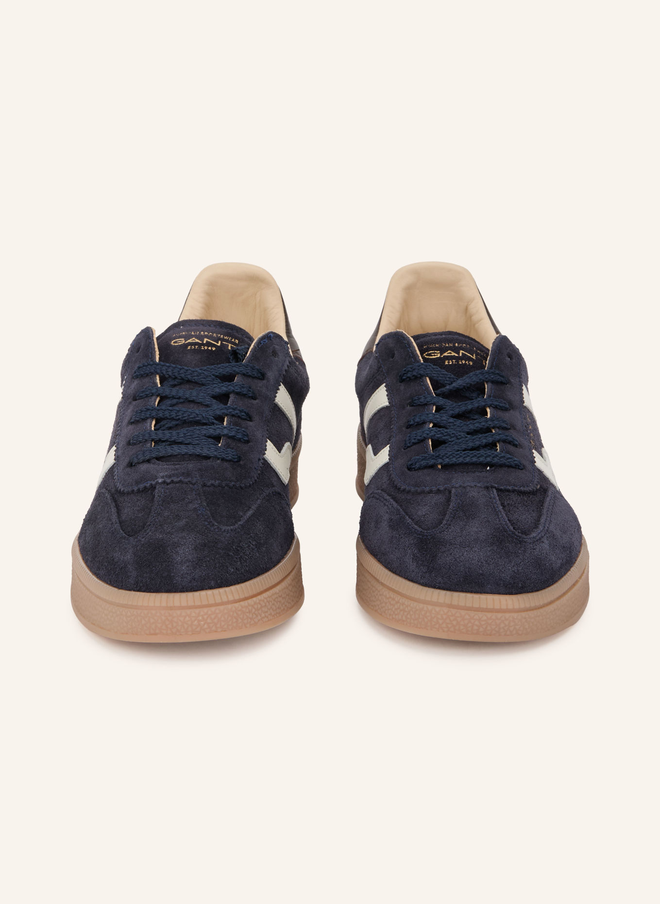 GANT Sneaker CUZIMA: DUNKELBLAU / DUNKELBRAUN / WEISS