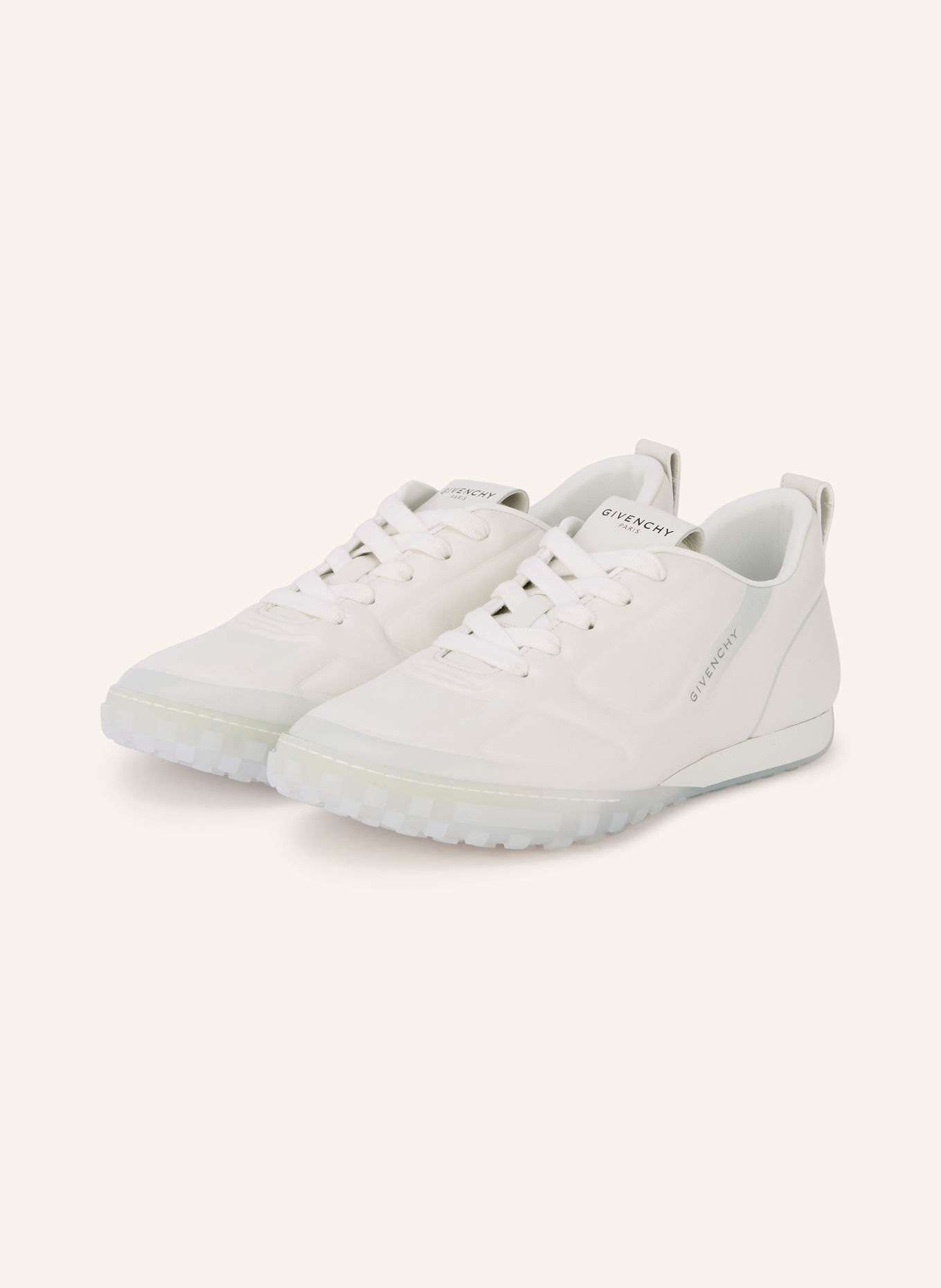 GIVENCHY Sneakersy NEW GLIDE: BIAŁY / JASNOCZARY