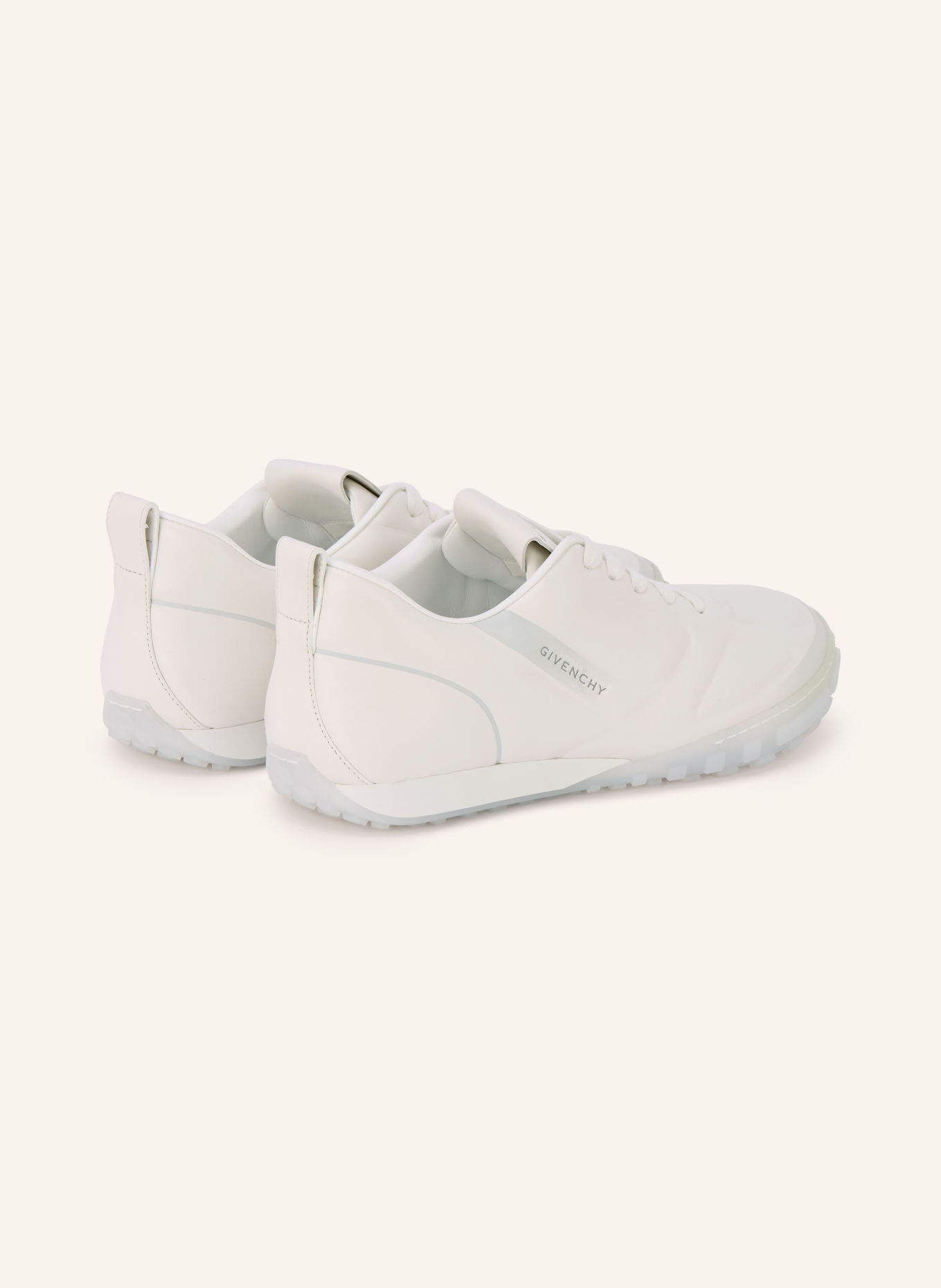 GIVENCHY Sneakersy NEW GLIDE: BIAŁY / JASNOCZARY