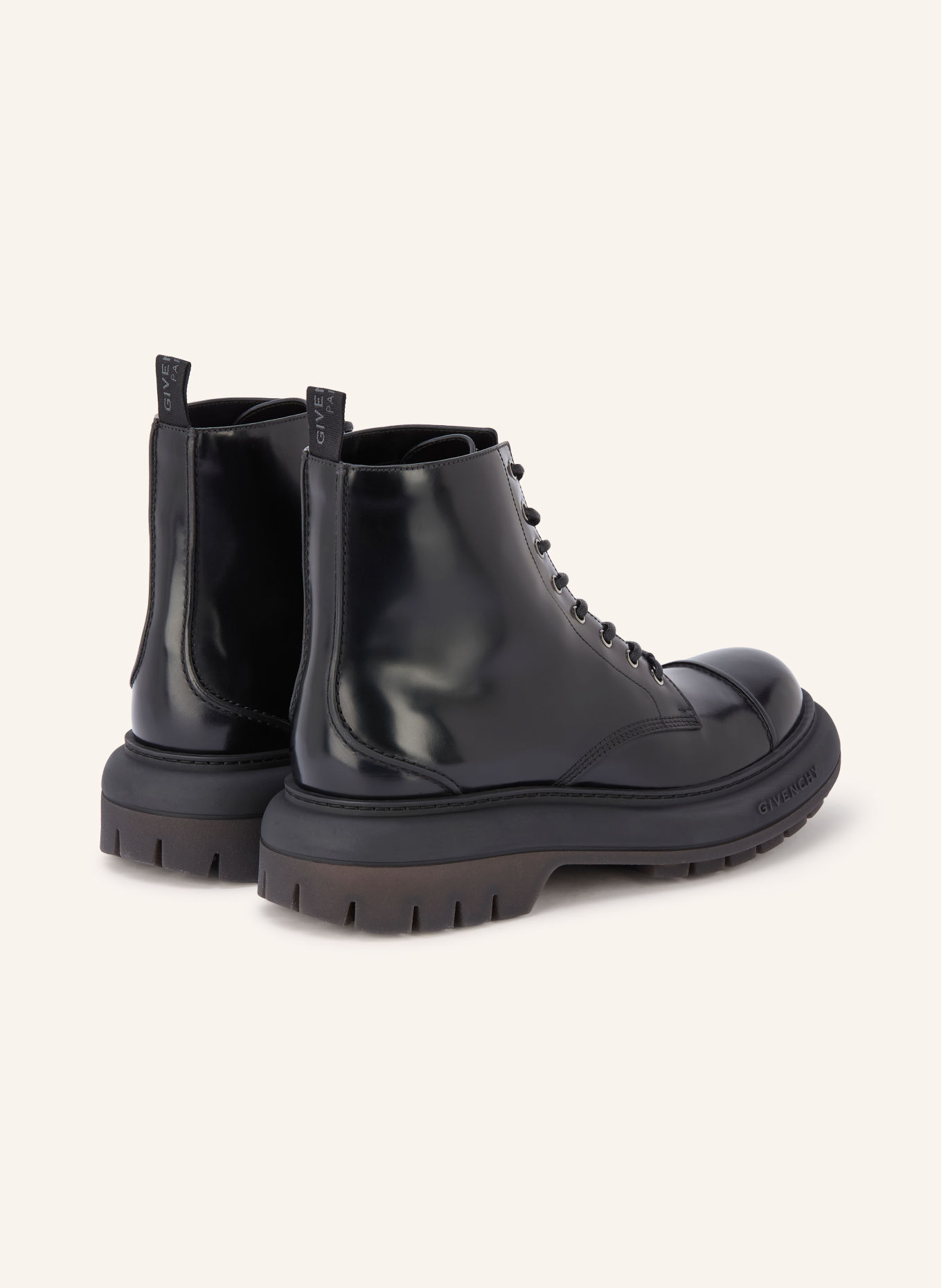 GIVENCHY Botki sznurowane: CZARNY