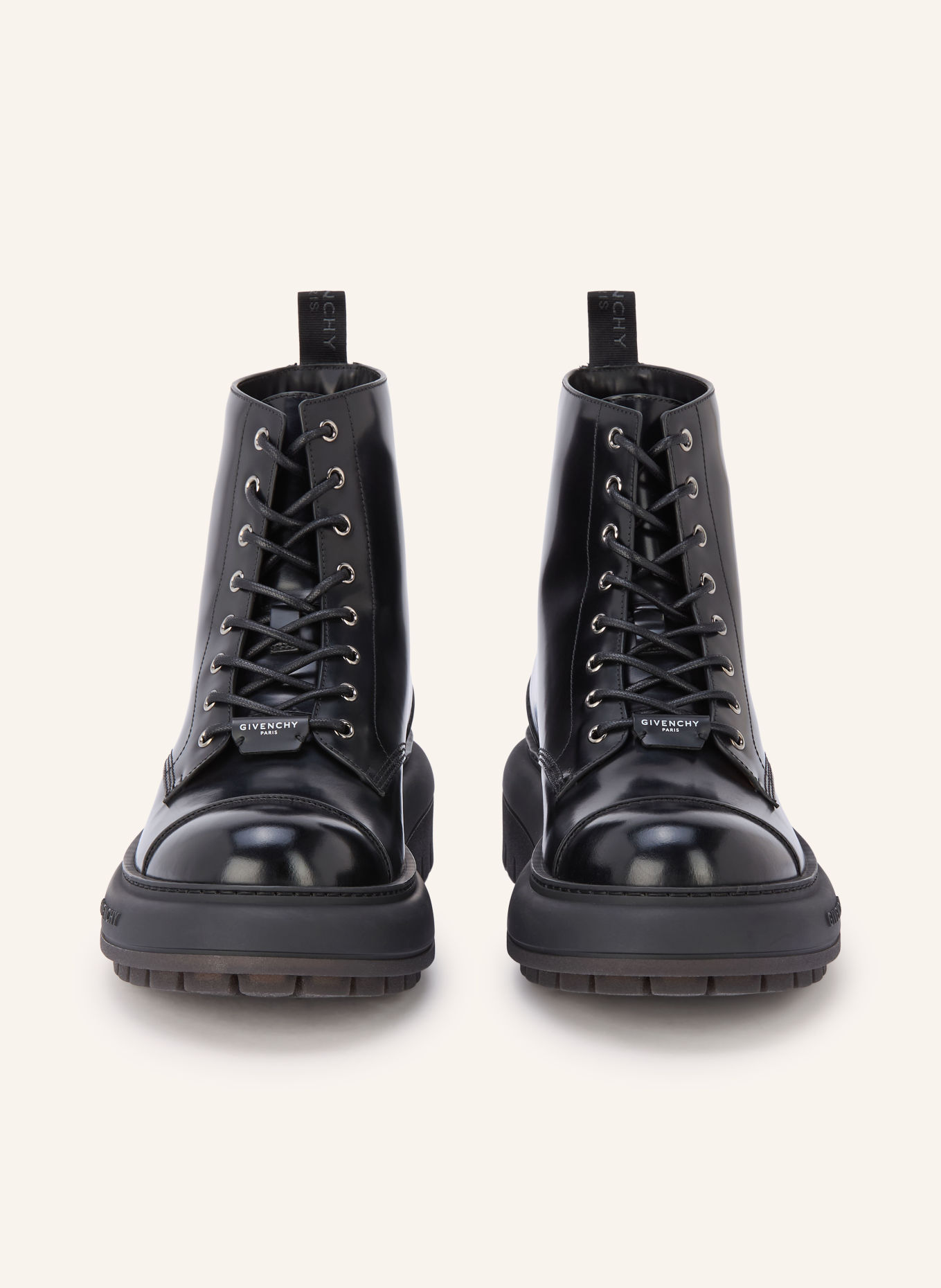 GIVENCHY Botki sznurowane: CZARNY