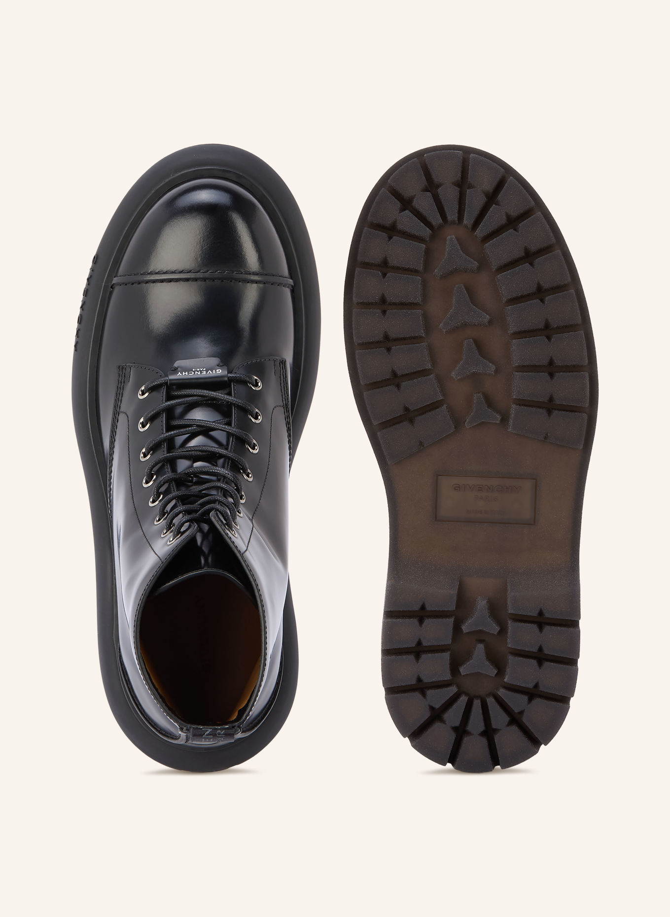 GIVENCHY Botki sznurowane: CZARNY