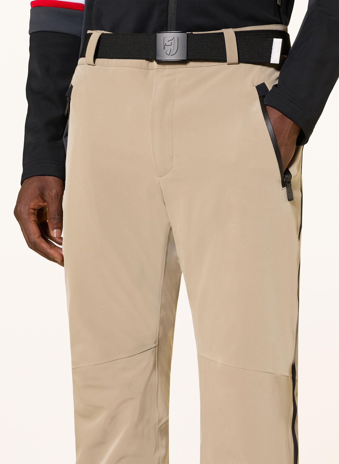 toni sailer Skihose SIMON: GRAU / SCHWARZ