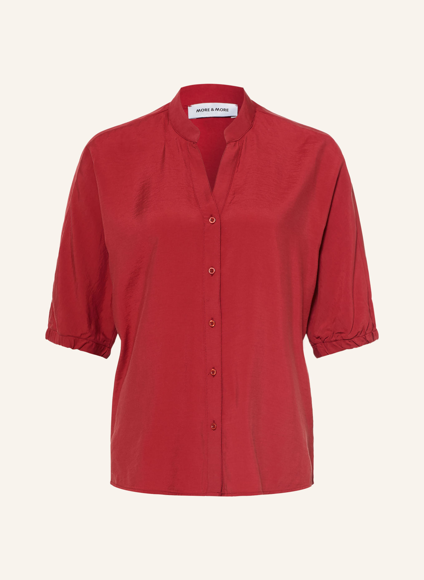 MORE & MORE Bluse: DUNKELROT