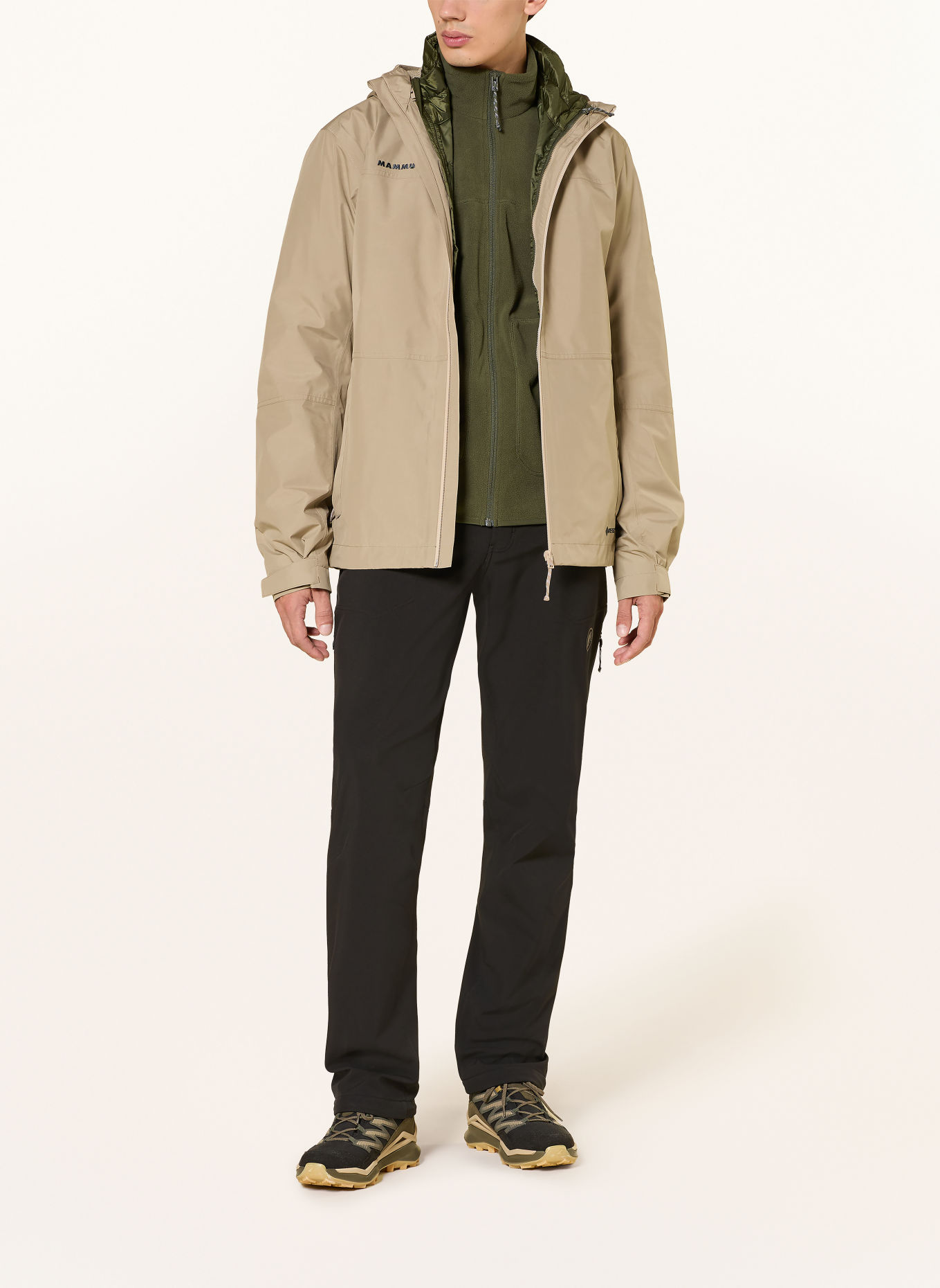 MAMMUT TREELINE 2-in-1 Functional jacket: BEIGE