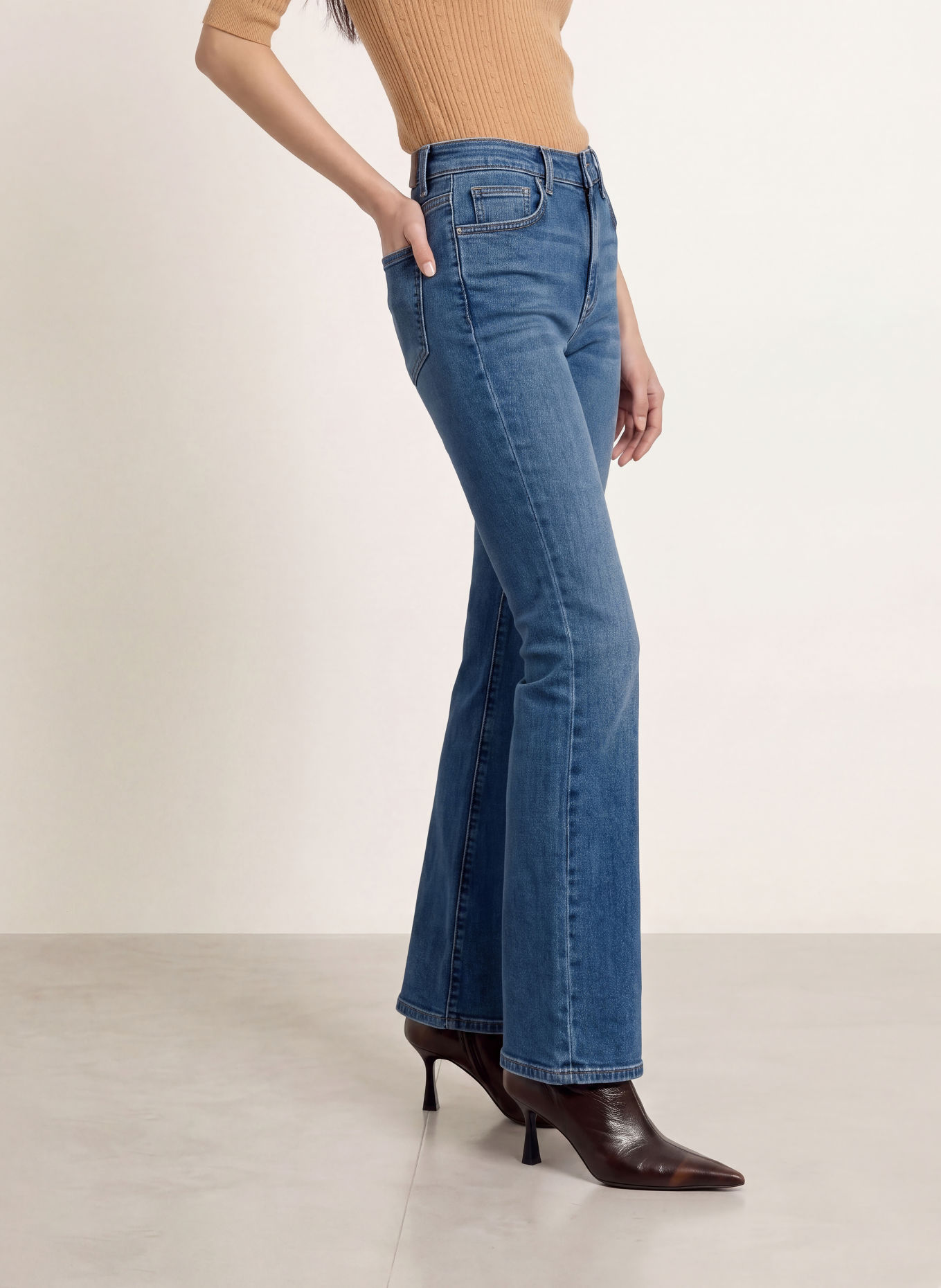 LIU JO Bootcut-jeans: 7S082 Den.Blue short root