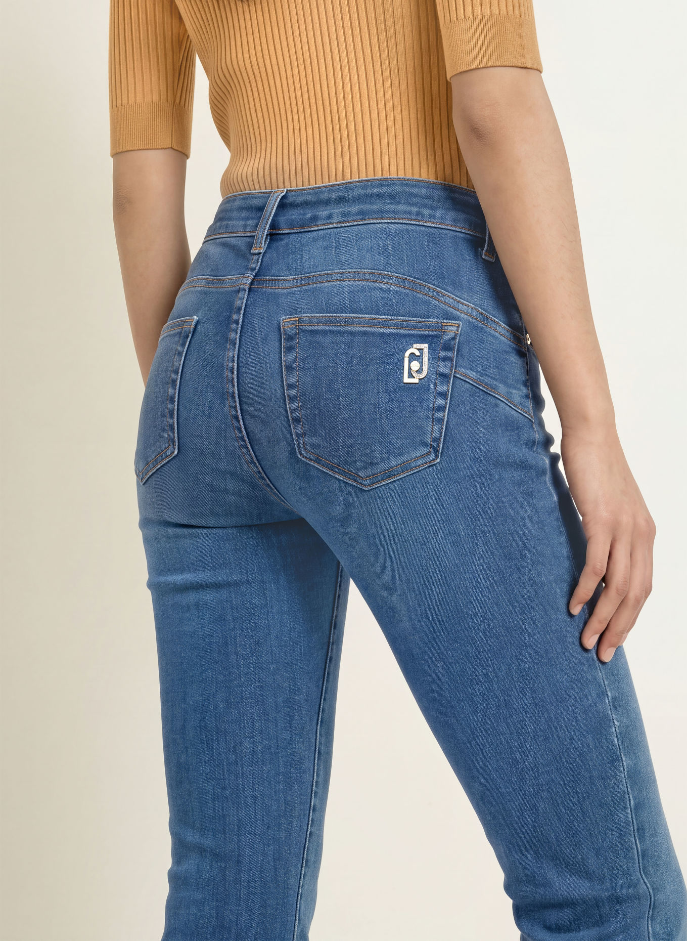 LIU JO Bootcut-jeans: 7S082 Den.Blue short root