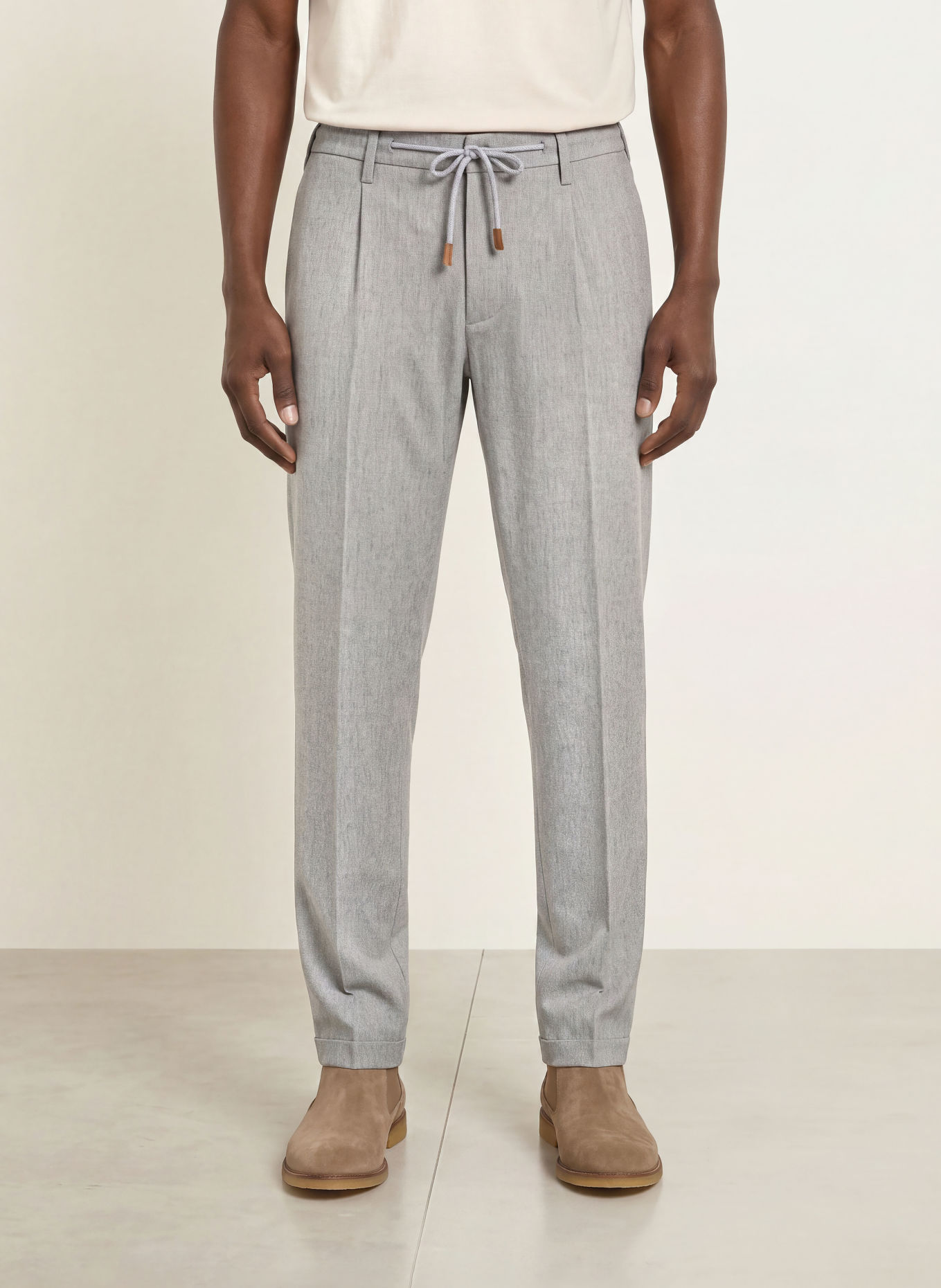 eleventy Pantaloni MILANO Extra Slim Fit: GRI DESCHIS