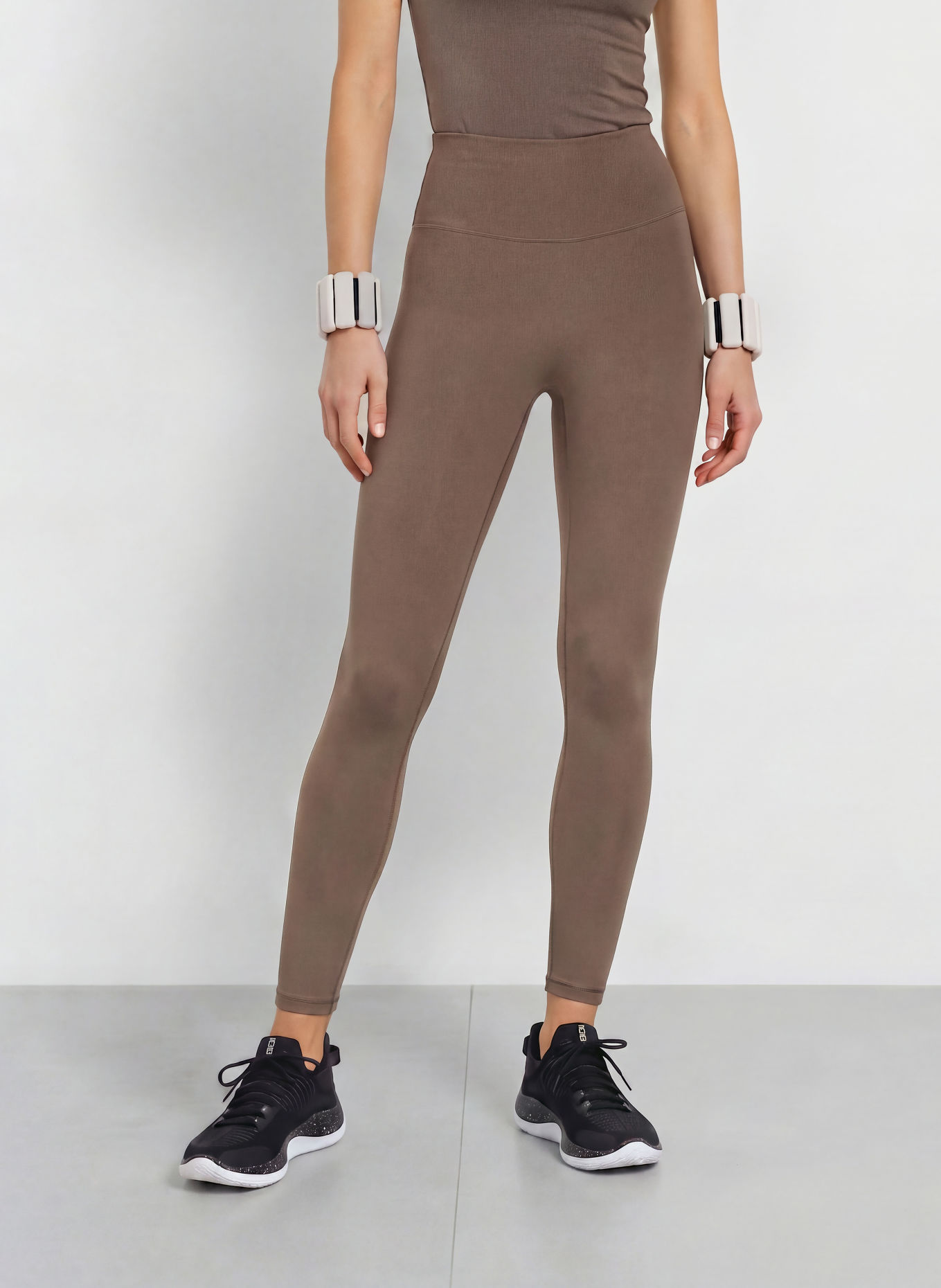 UNDER ARMOUR UA MERIDIAN Leggings: BROWN