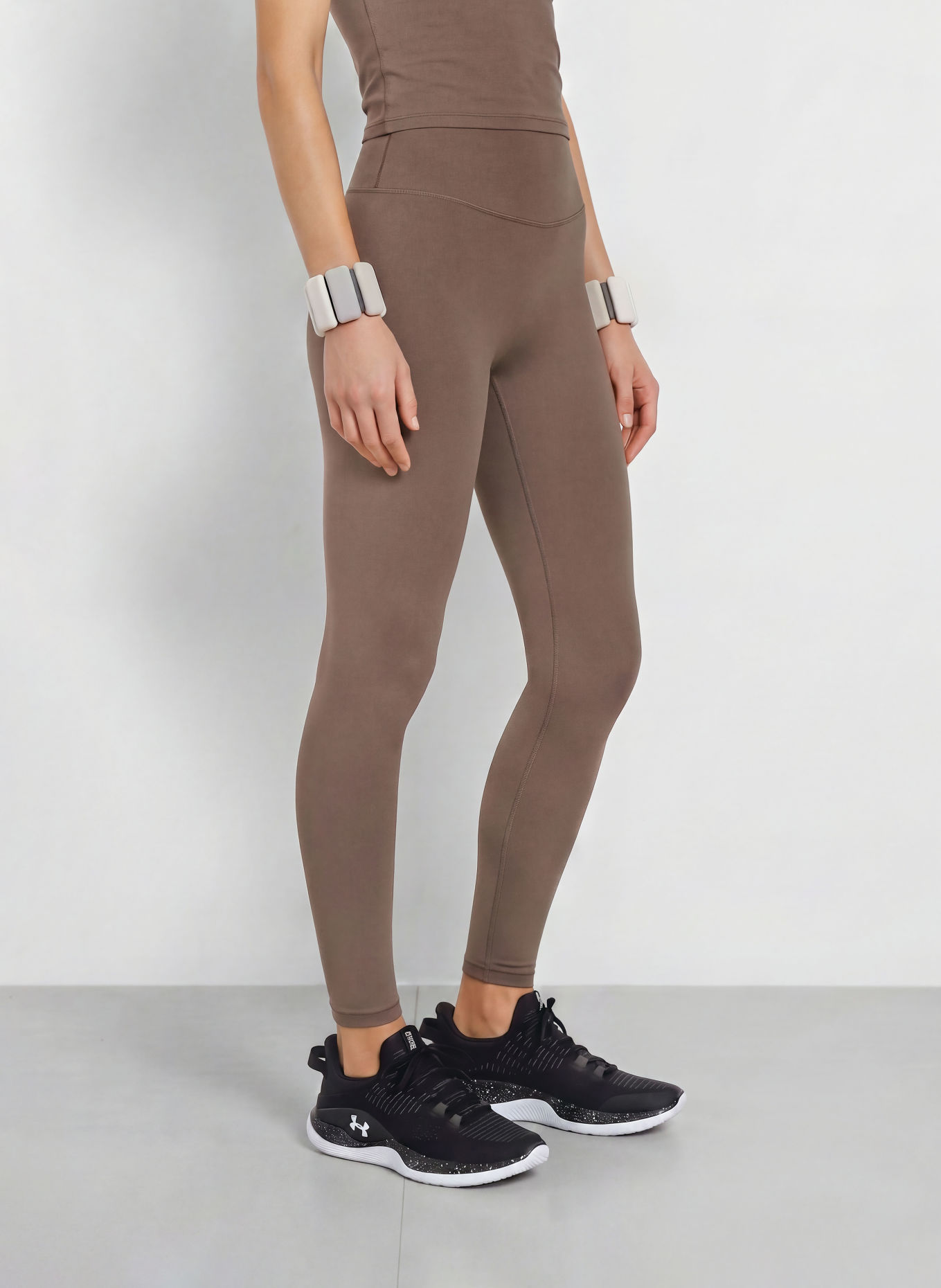 UNDER ARMOUR UA MERIDIAN Leggings: BROWN