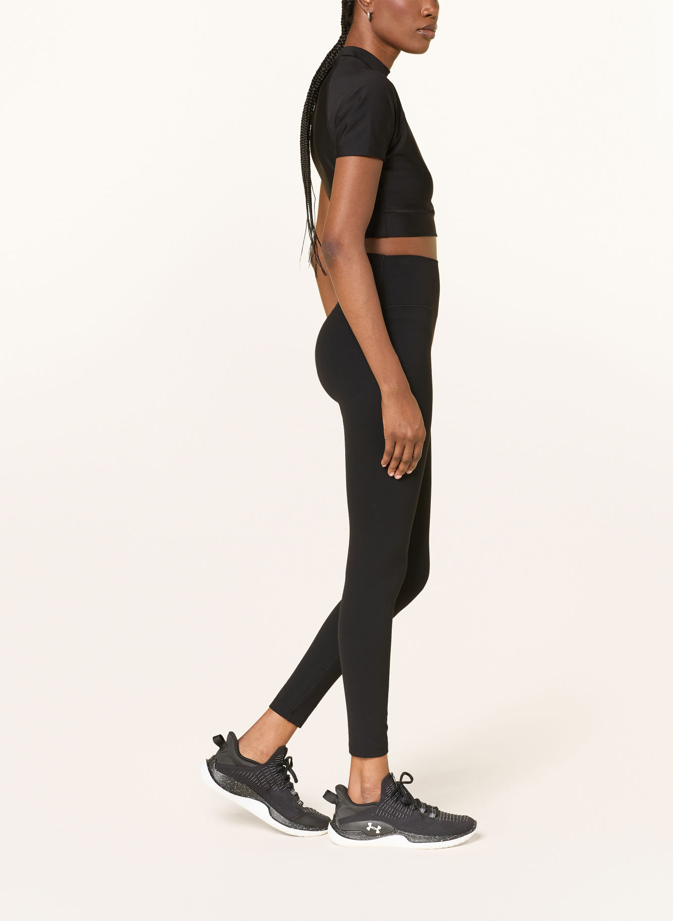 UNDER ARMOUR UA MERIDIAN Leggings: BLACK