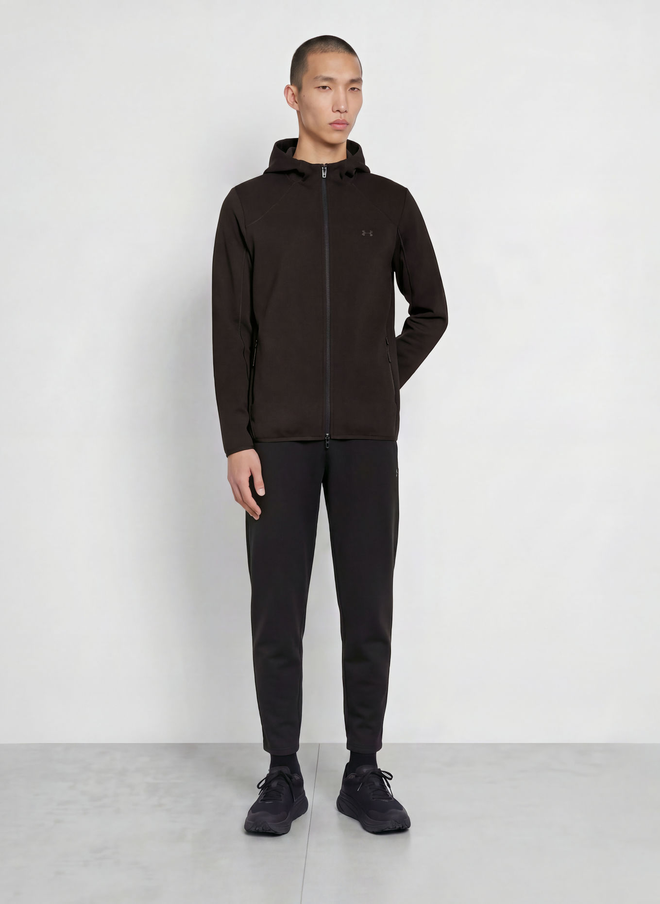 UNDER ARMOUR Sweatvest UA UNSTOPPABLE: ZWART