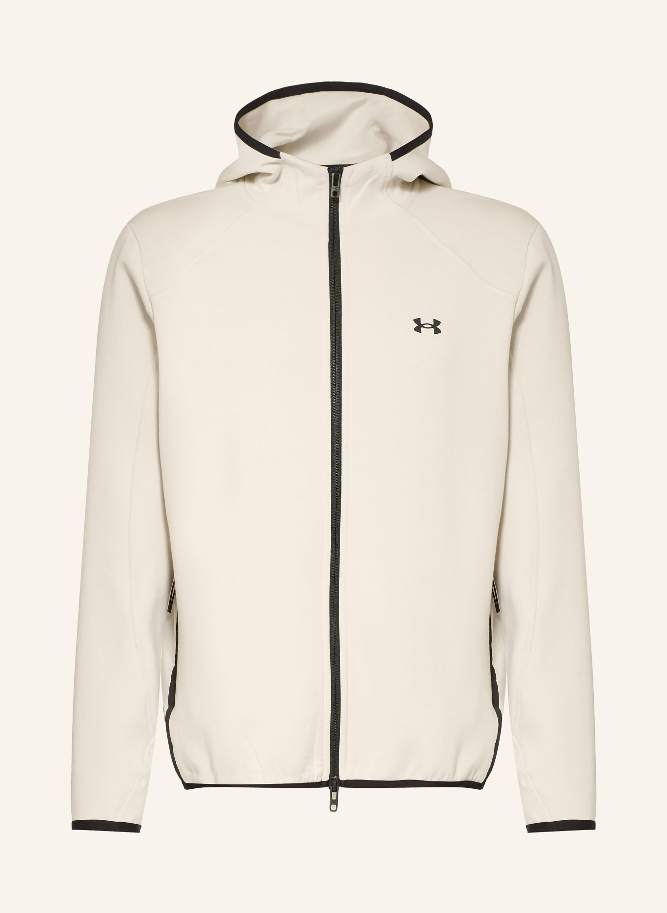 UNDER ARMOUR Sweatvest UA UNSTOPPABLE: CRÈME / ZWART
