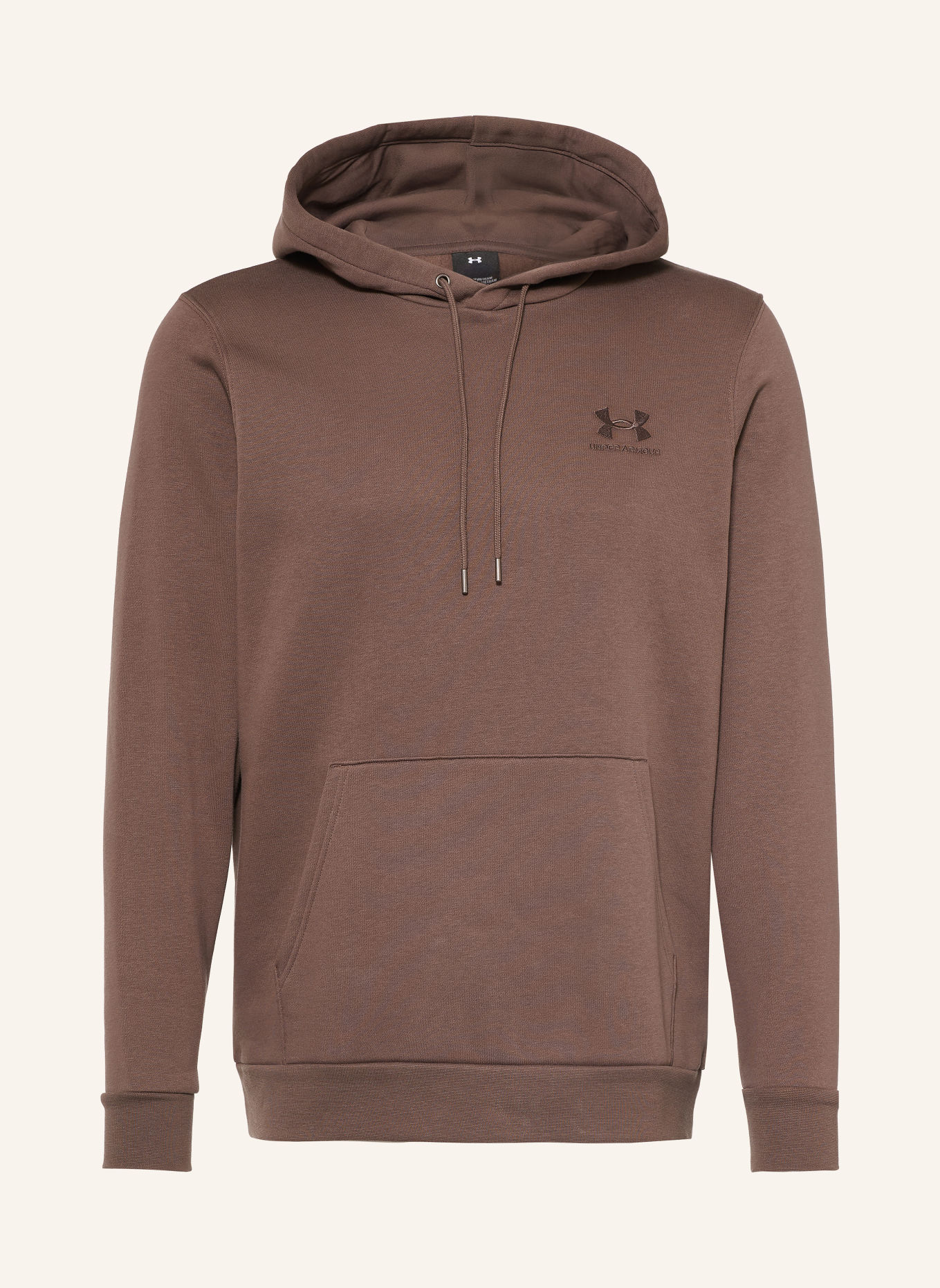 UNDER ARMOUR Hoodie UA ICON FLEECE: DUNKELBRAUN