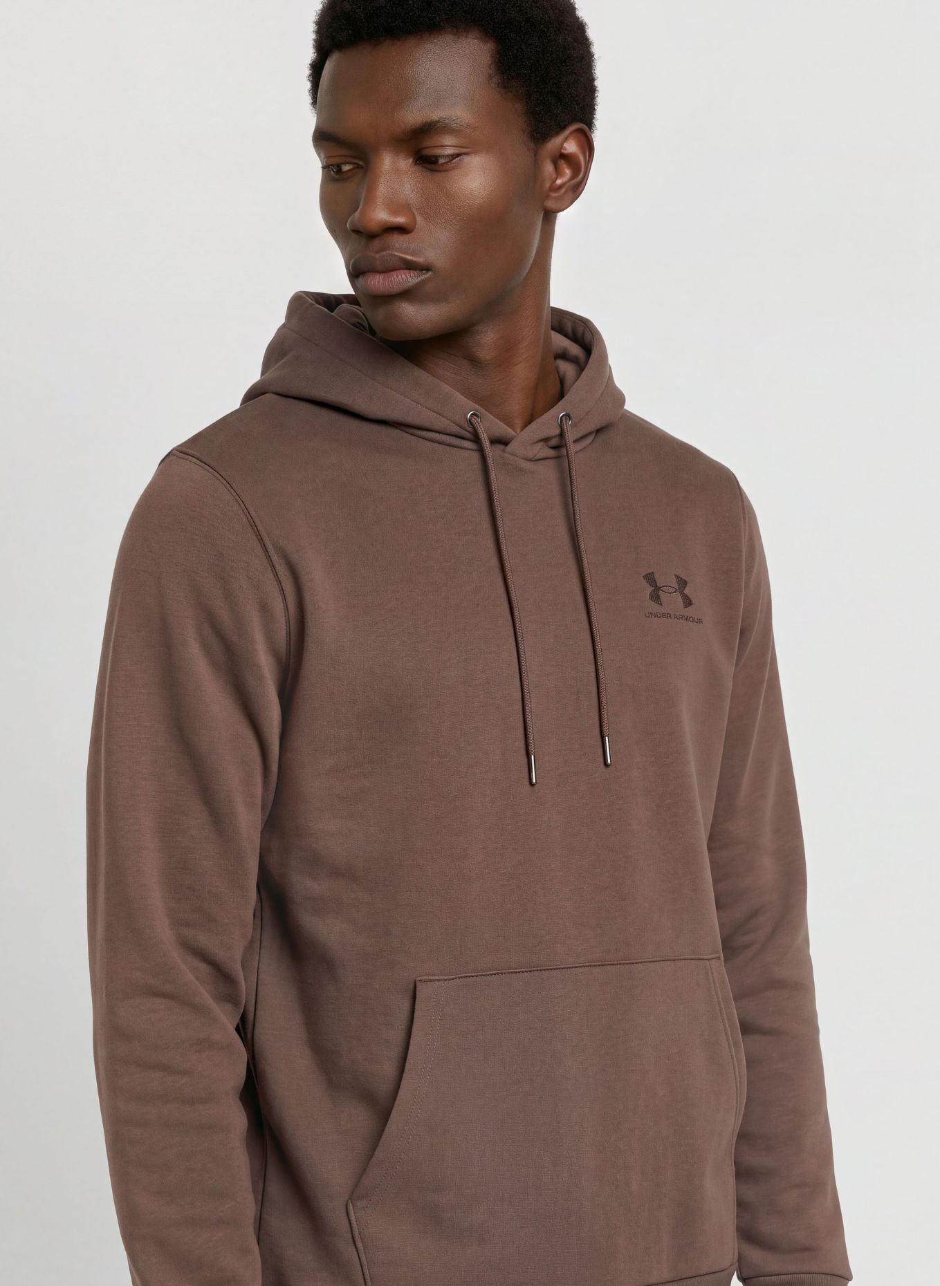 UNDER ARMOUR Hoodie UA ICON FLEECE: DUNKELBRAUN