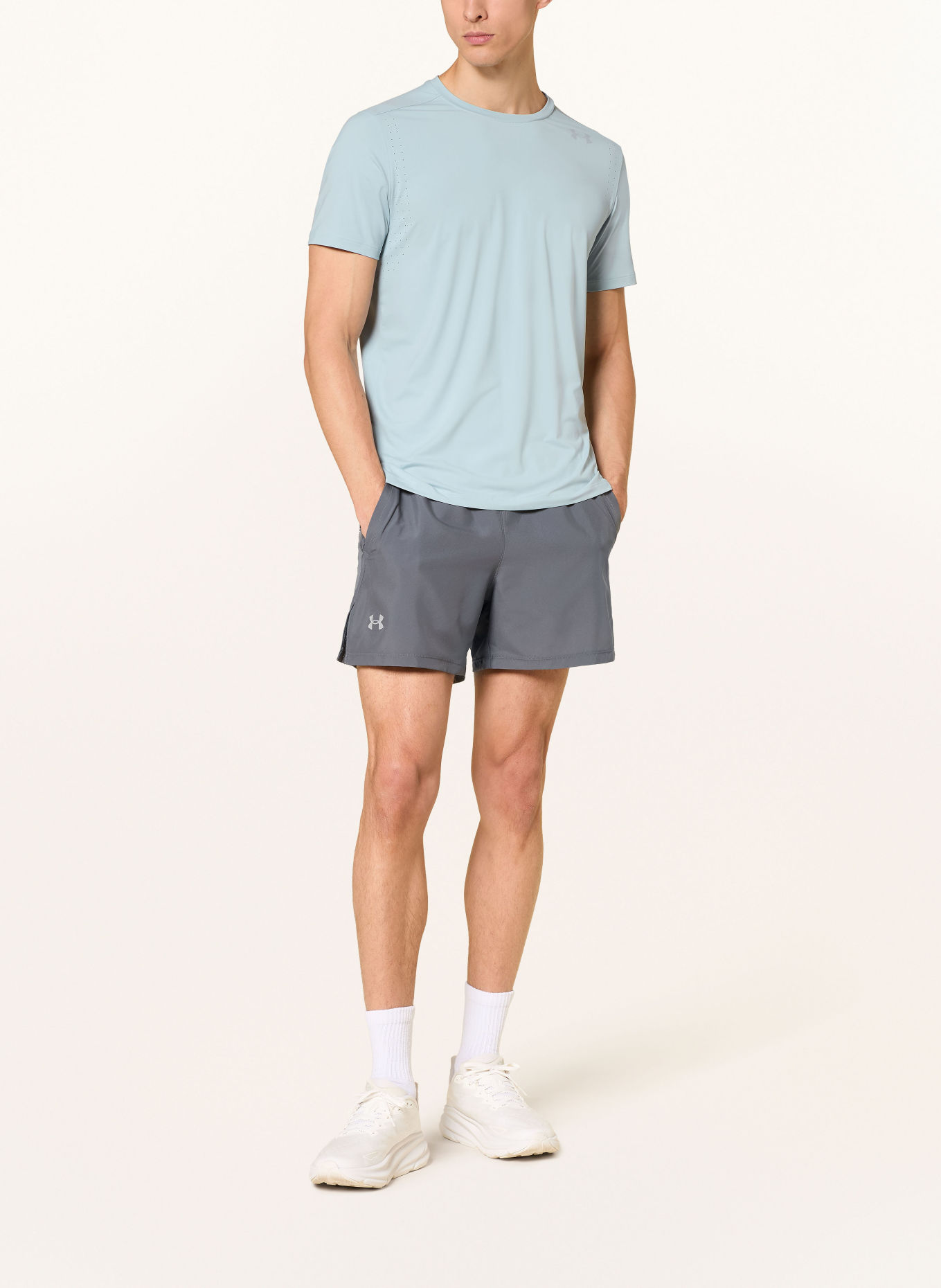 UNDER ARMOUR Trainingsshirt UA VELOCITI PRO: LICHTBLAUW