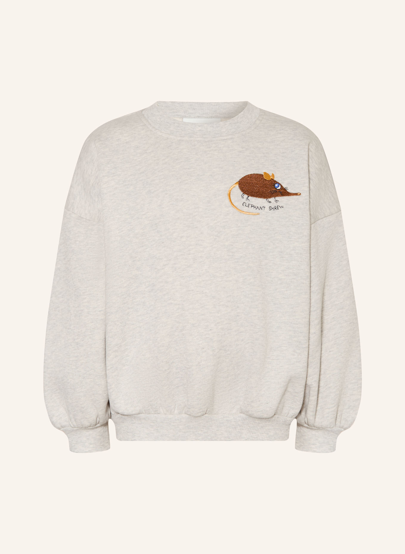 mini rodini Sweatshirt: HELLGRAU / BRAUN / BLAU