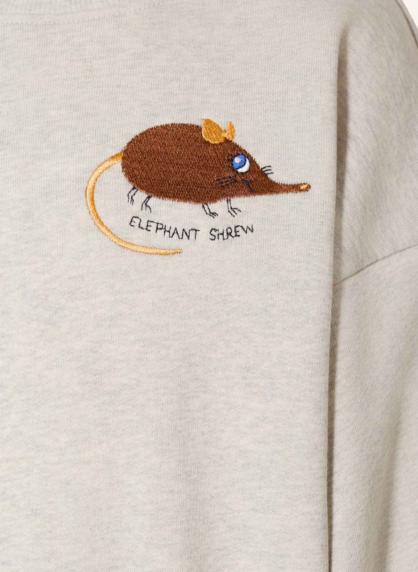mini rodini Sweatshirt: HELLGRAU / BRAUN / BLAU