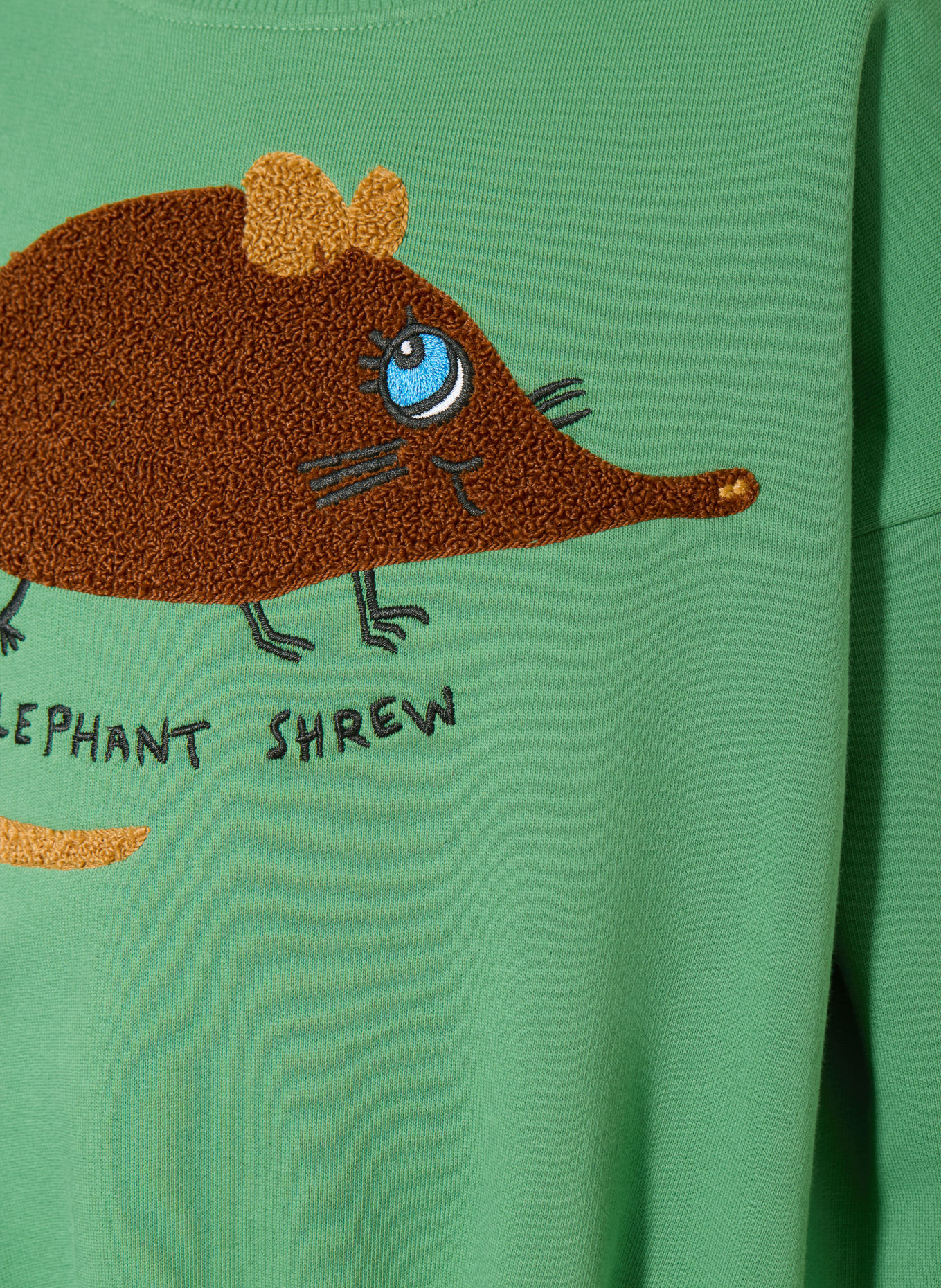 mini rodini Sweatshirt: GRÜN / BRAUN / SCHWARZ