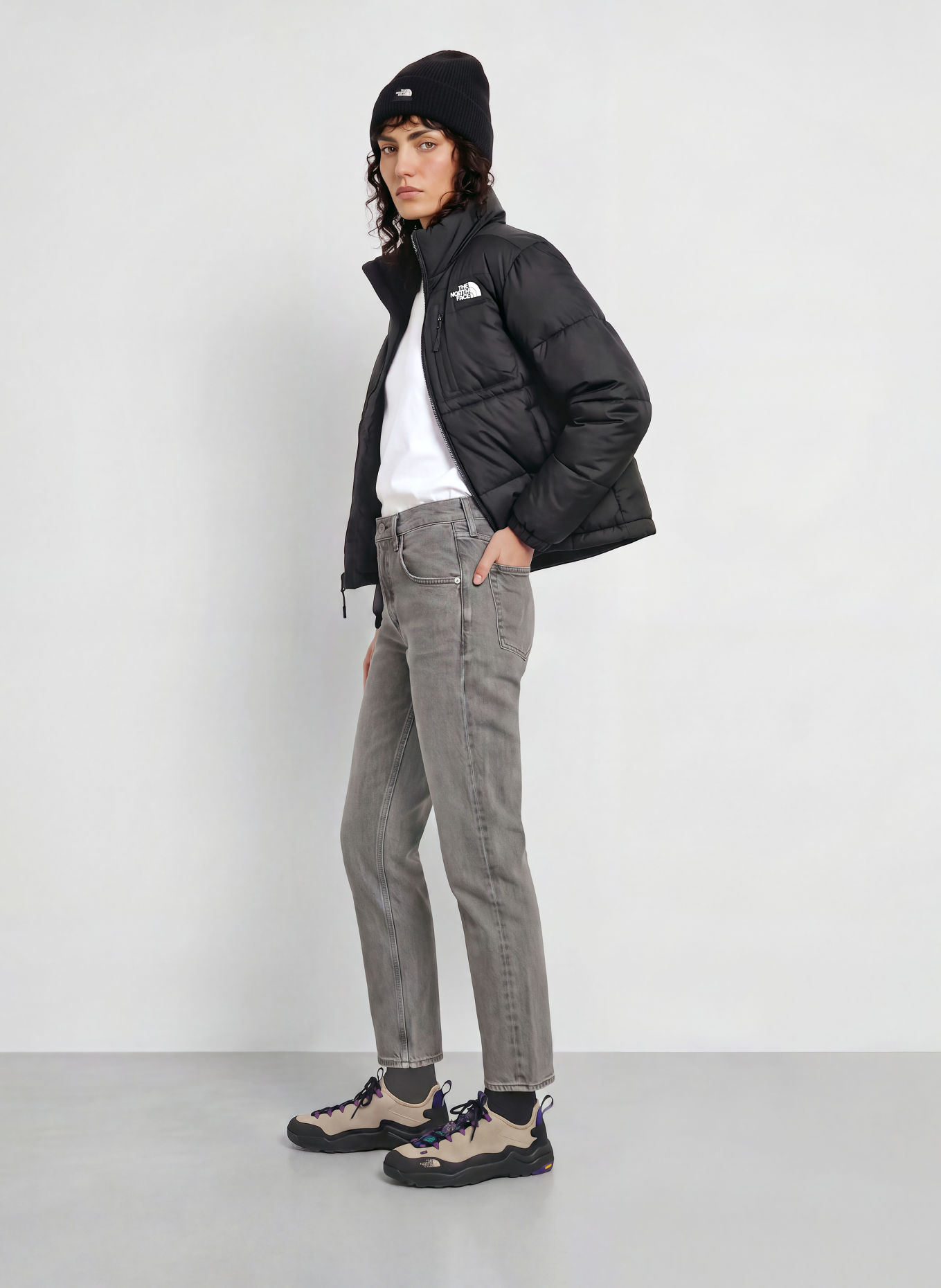 THE NORTH FACE Quiltet jakke NUKETO: SORT