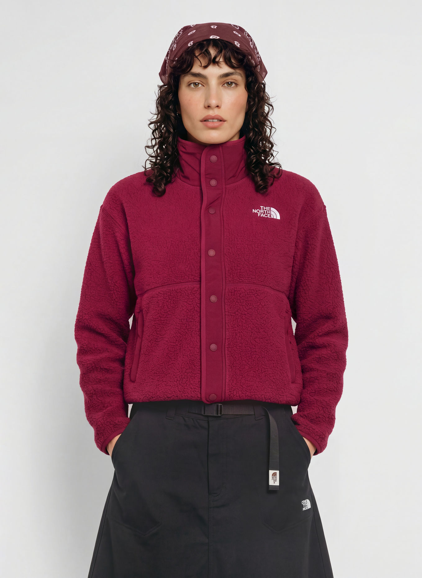 THE NORTH FACE Fleecejas CRAGMONT SNAP: DONKERROOD