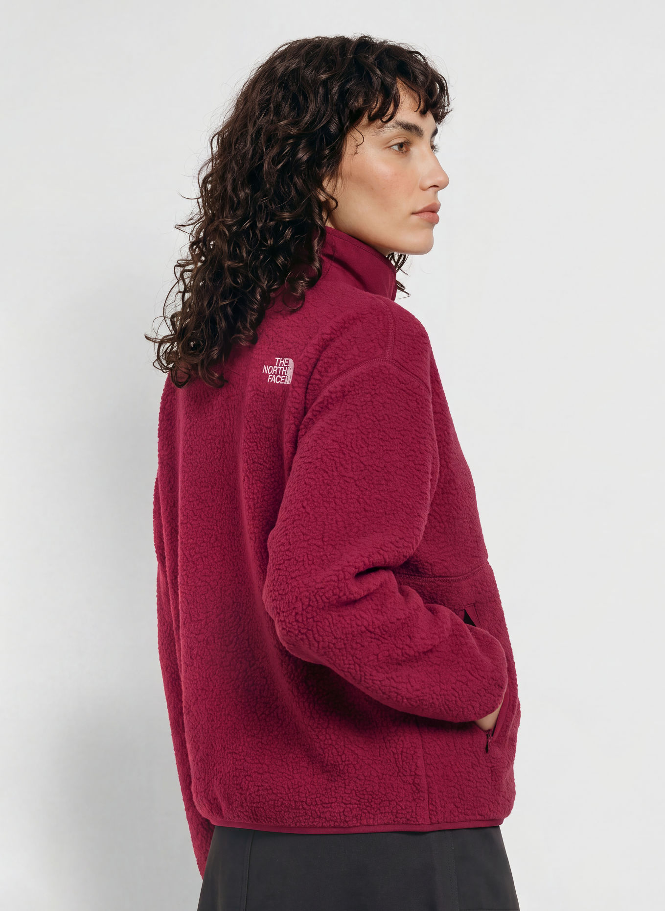THE NORTH FACE Fleecejas CRAGMONT SNAP: DONKERROOD