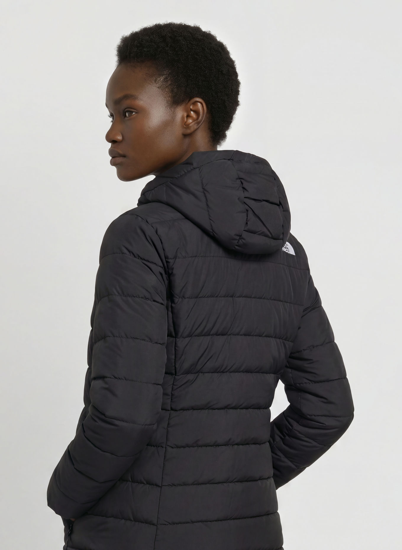 THE NORTH FACE Vatteret frakke ACONCAGUA HOODED: SORT