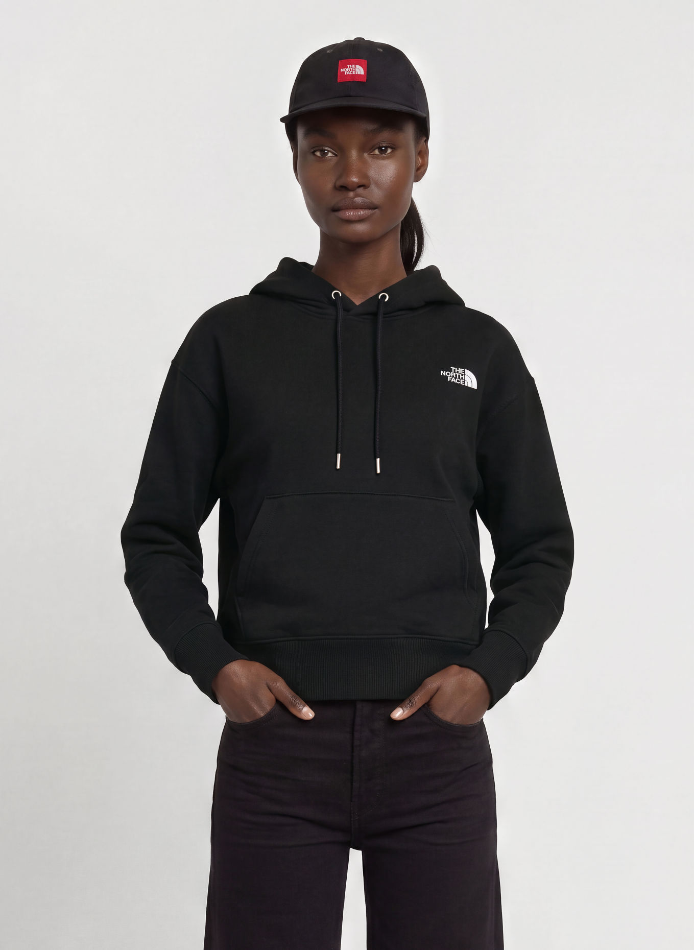 THE NORTH FACE Oversized-Hoodie TNF™ ESSENTIAL SIMPLE DOME: SCHWARZ