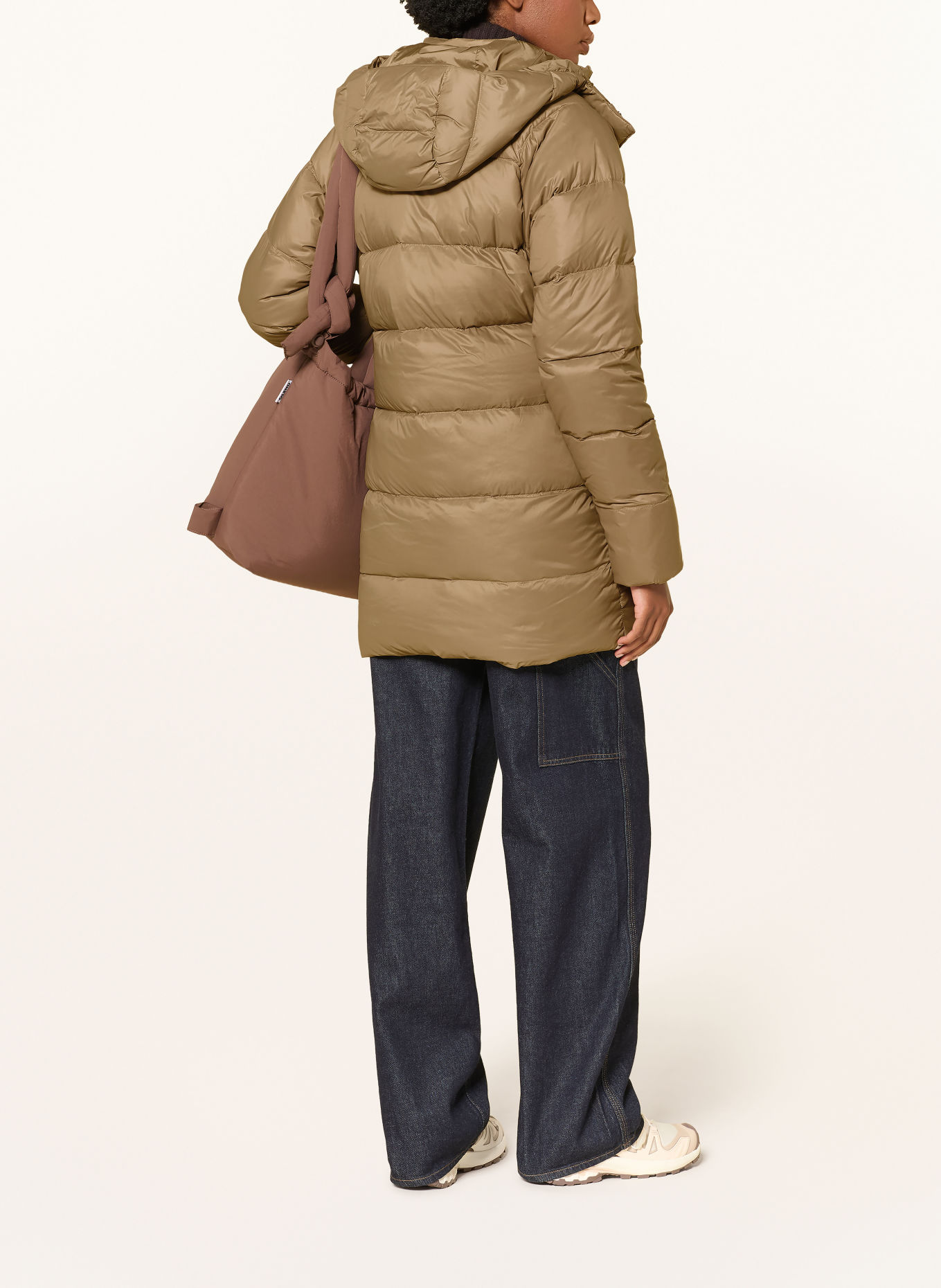 THE NORTH FACE Parka puchowa HYDRENALITE CITY: CAMELOWY