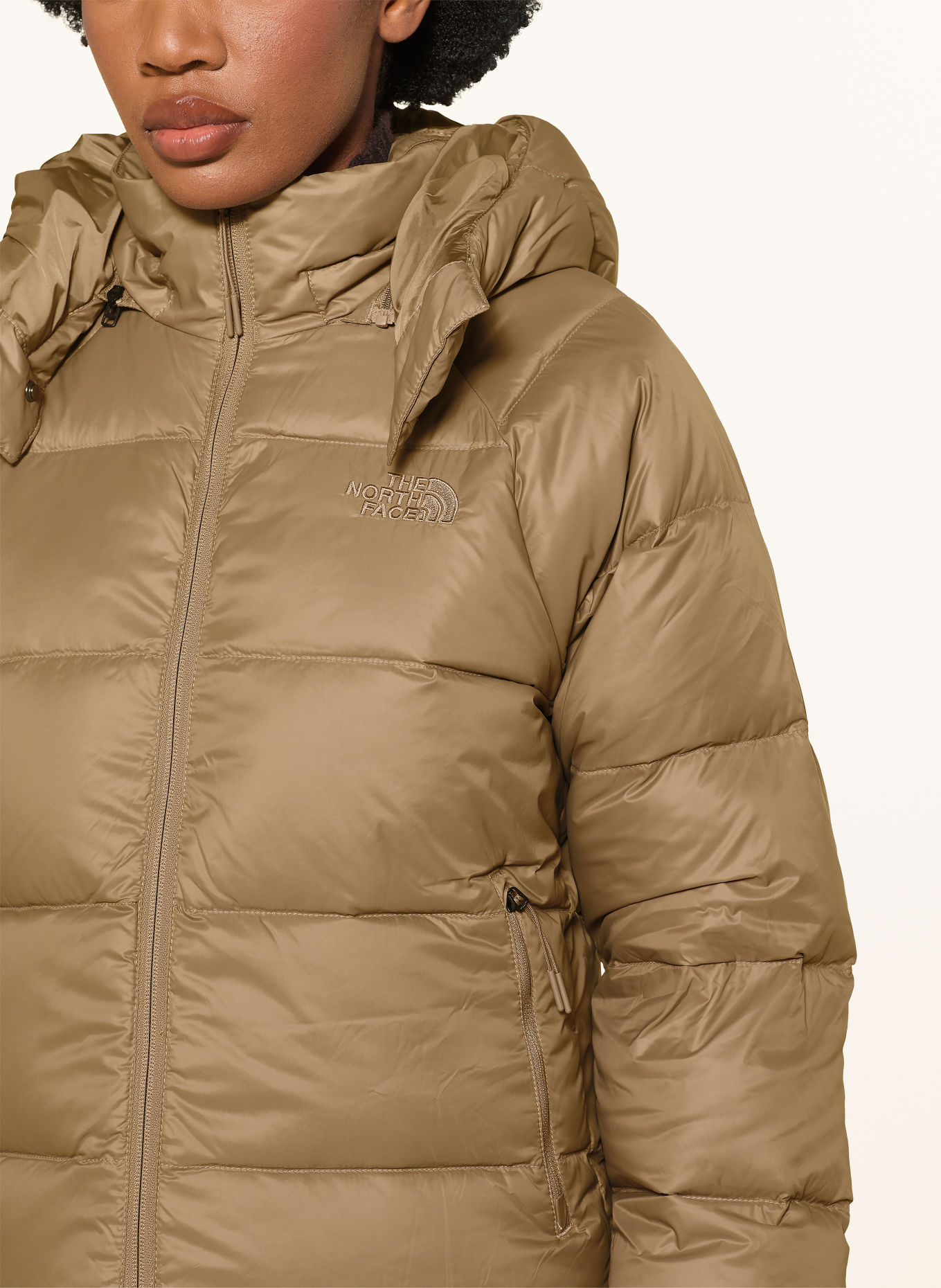 THE NORTH FACE Parka puchowa HYDRENALITE CITY: CAMELOWY