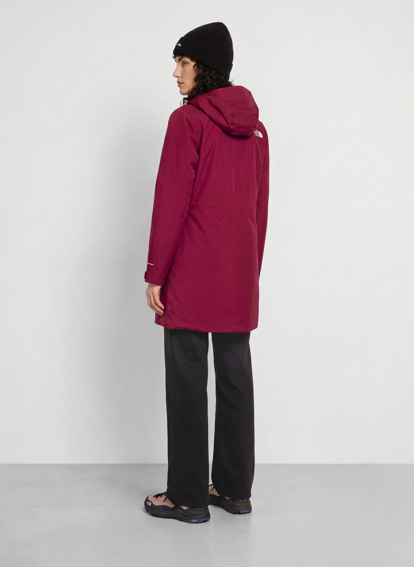 THE NORTH FACE Parka HIKESTELLER: CIEMNOCZERWONY