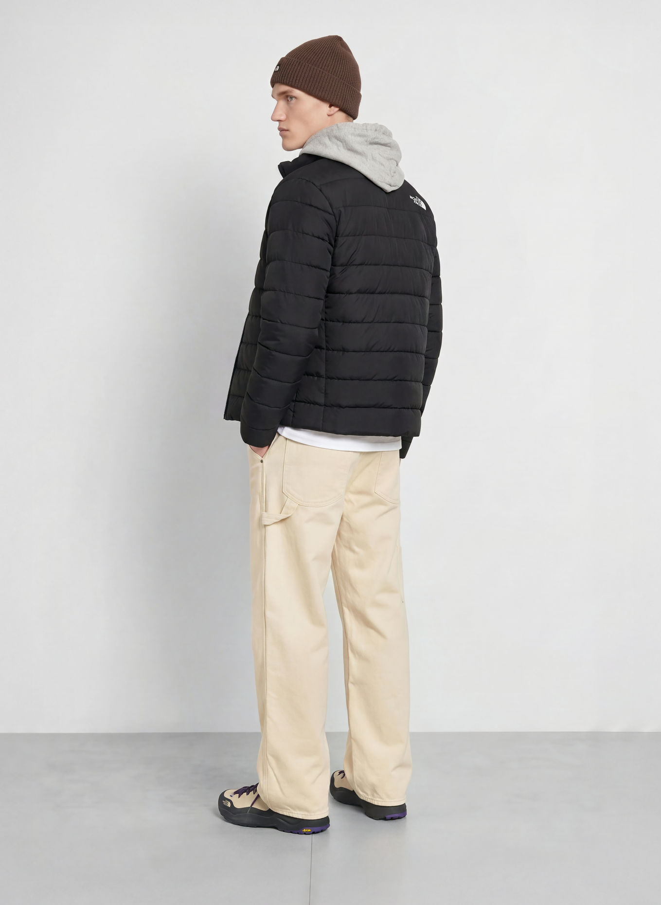 THE NORTH FACE Steppjacke ACONCAGUA: SCHWARZ