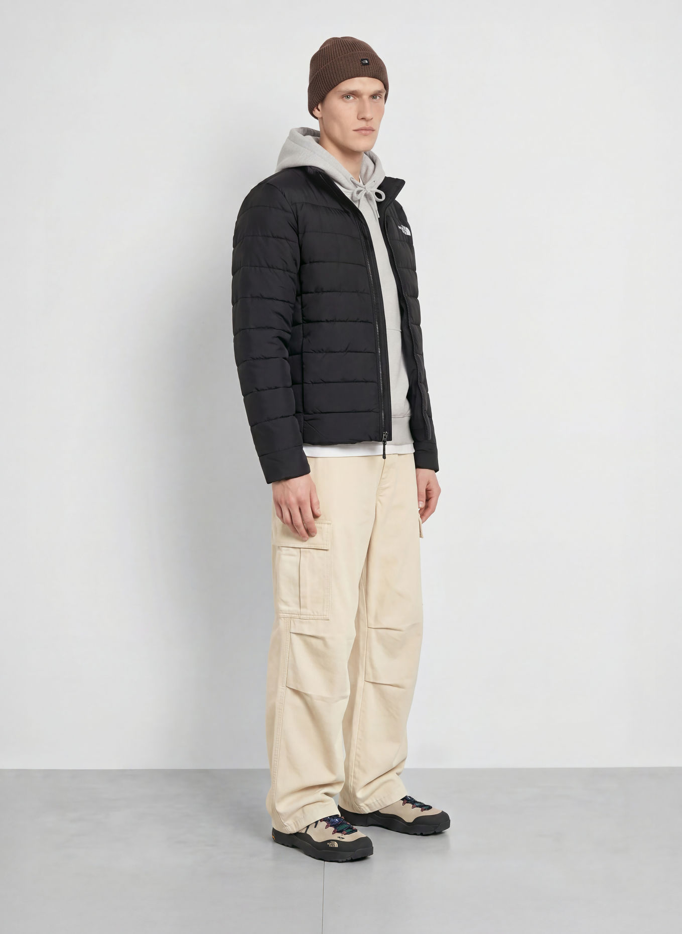 THE NORTH FACE Steppjacke ACONCAGUA: SCHWARZ