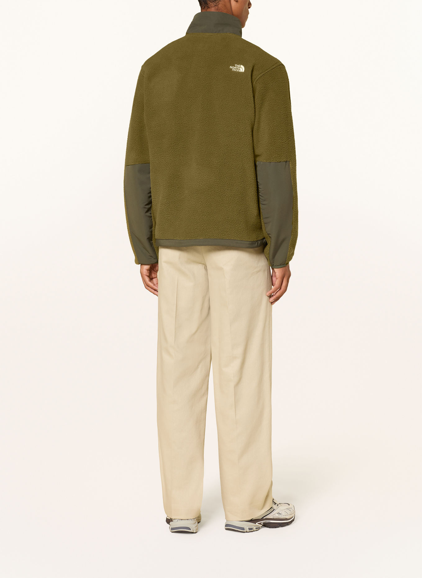 THE NORTH FACE Fleecetrui met halve rits YUMIORI: OLIJF / KAKI