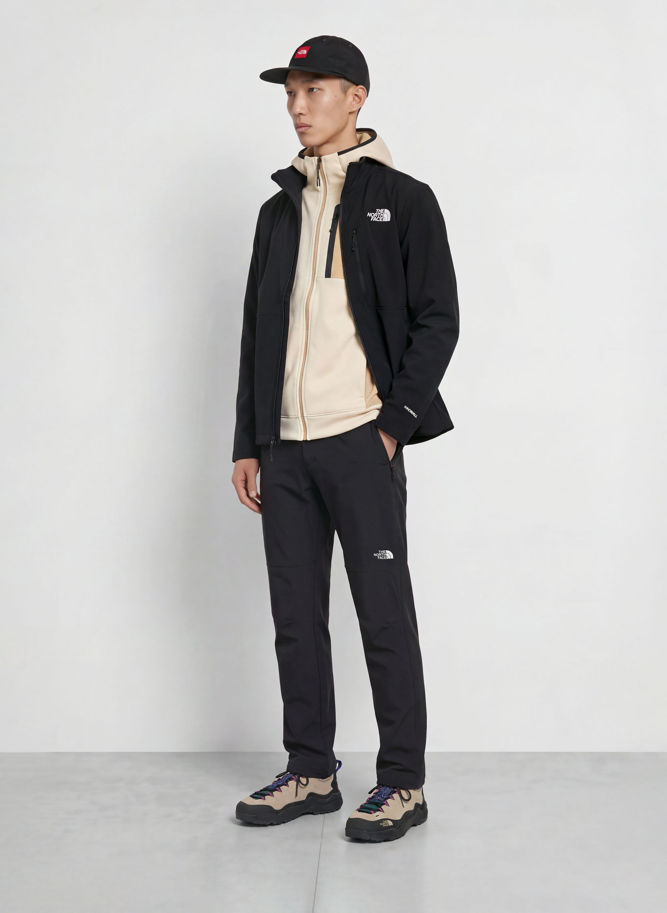 THE NORTH FACE Softshelljacke APEX BIONIC 3: SCHWARZ