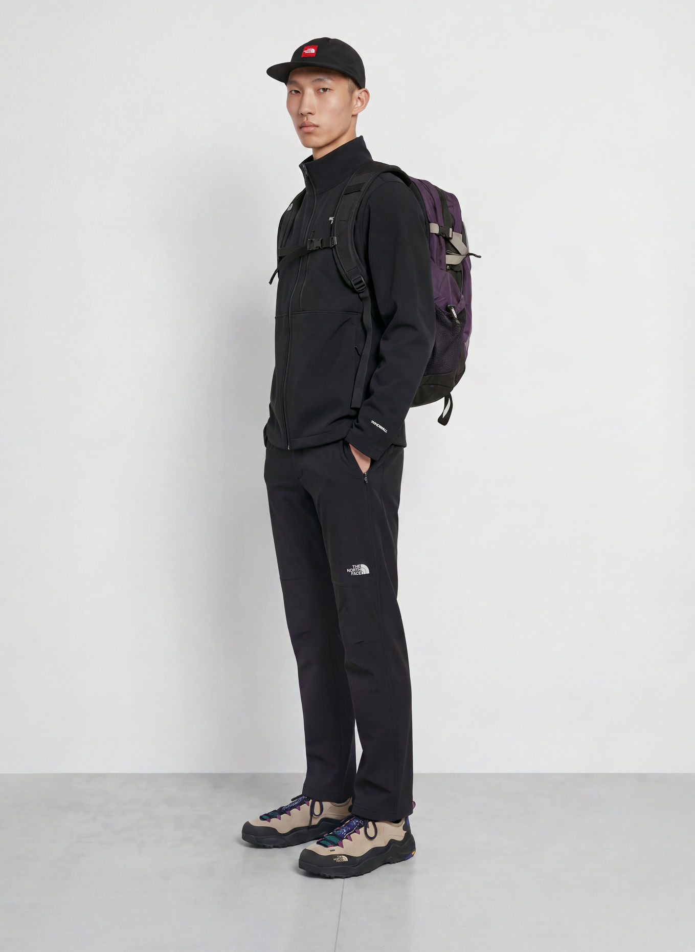 THE NORTH FACE Trekkingbroek QUEST: ZWART