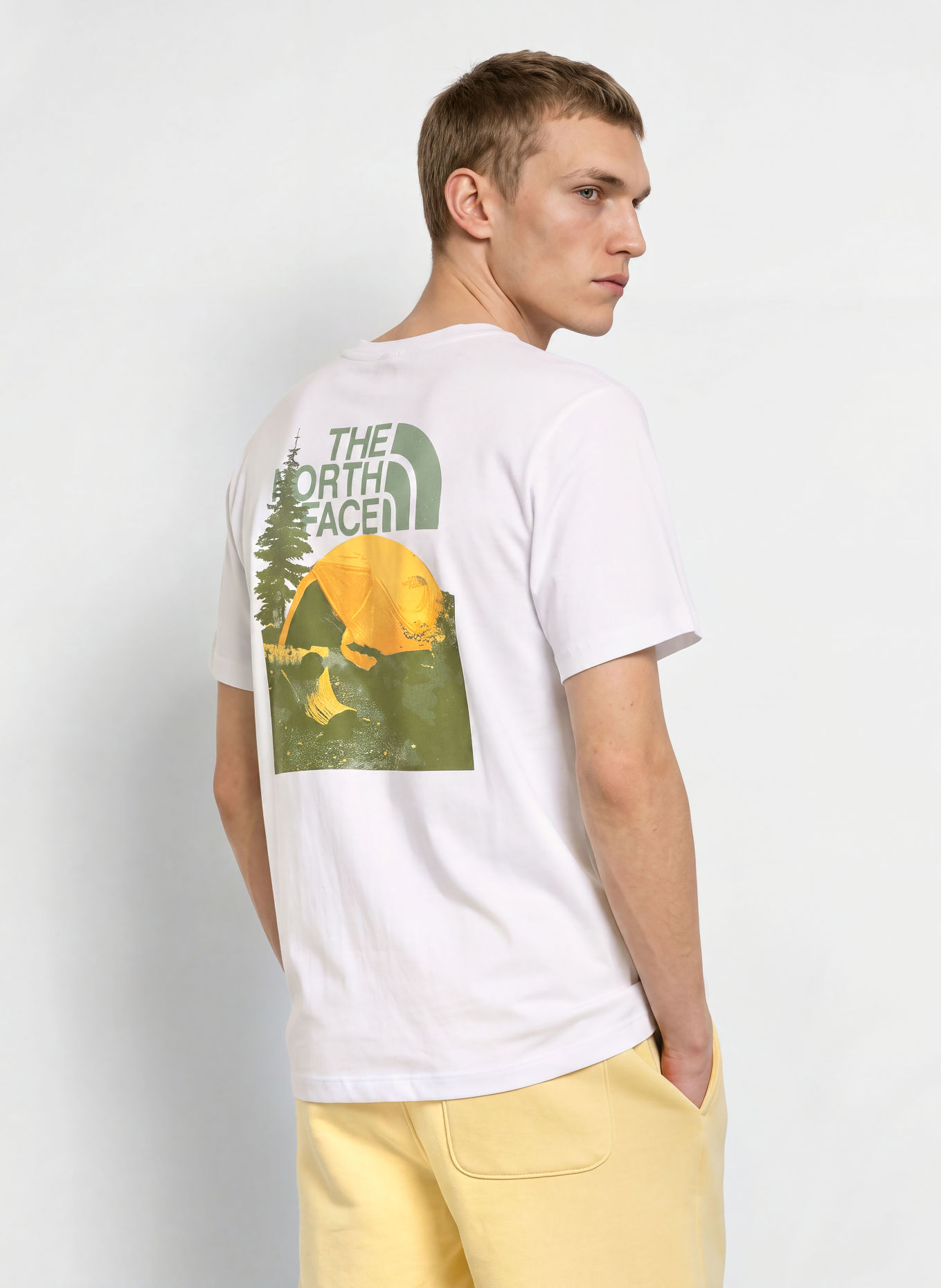 THE NORTH FACE T-Shirt PITCH A TENT: WEISS