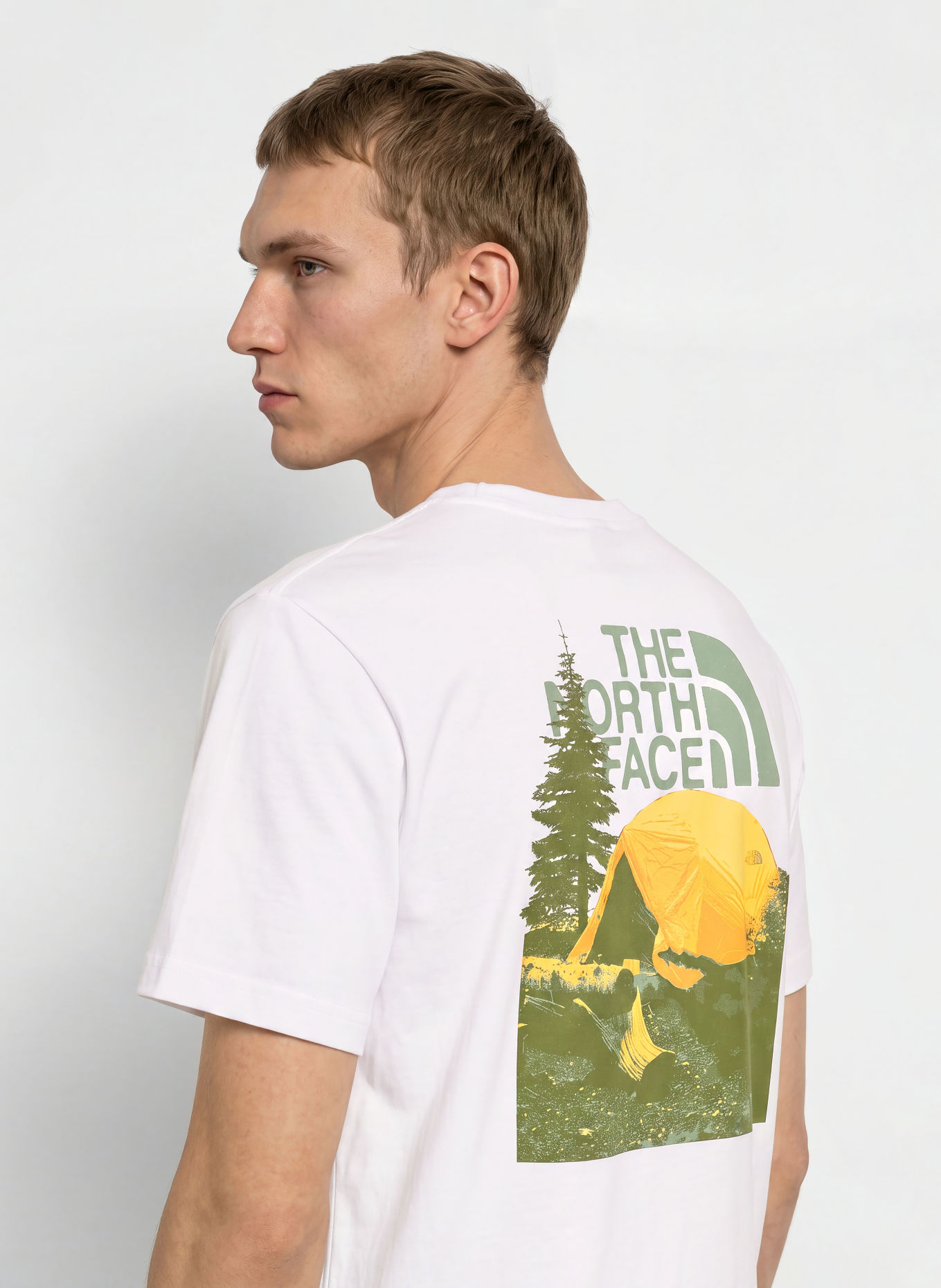THE NORTH FACE T-Shirt PITCH A TENT: WEISS