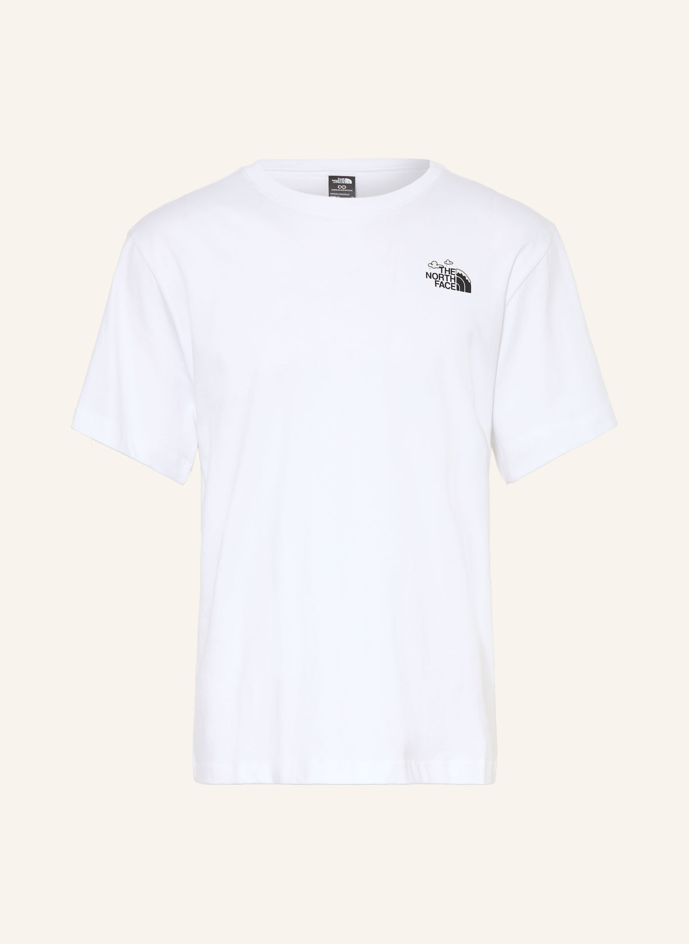 THE NORTH FACE T-shirt NATURAL HIGH SOCIETY: WIT / ZWART