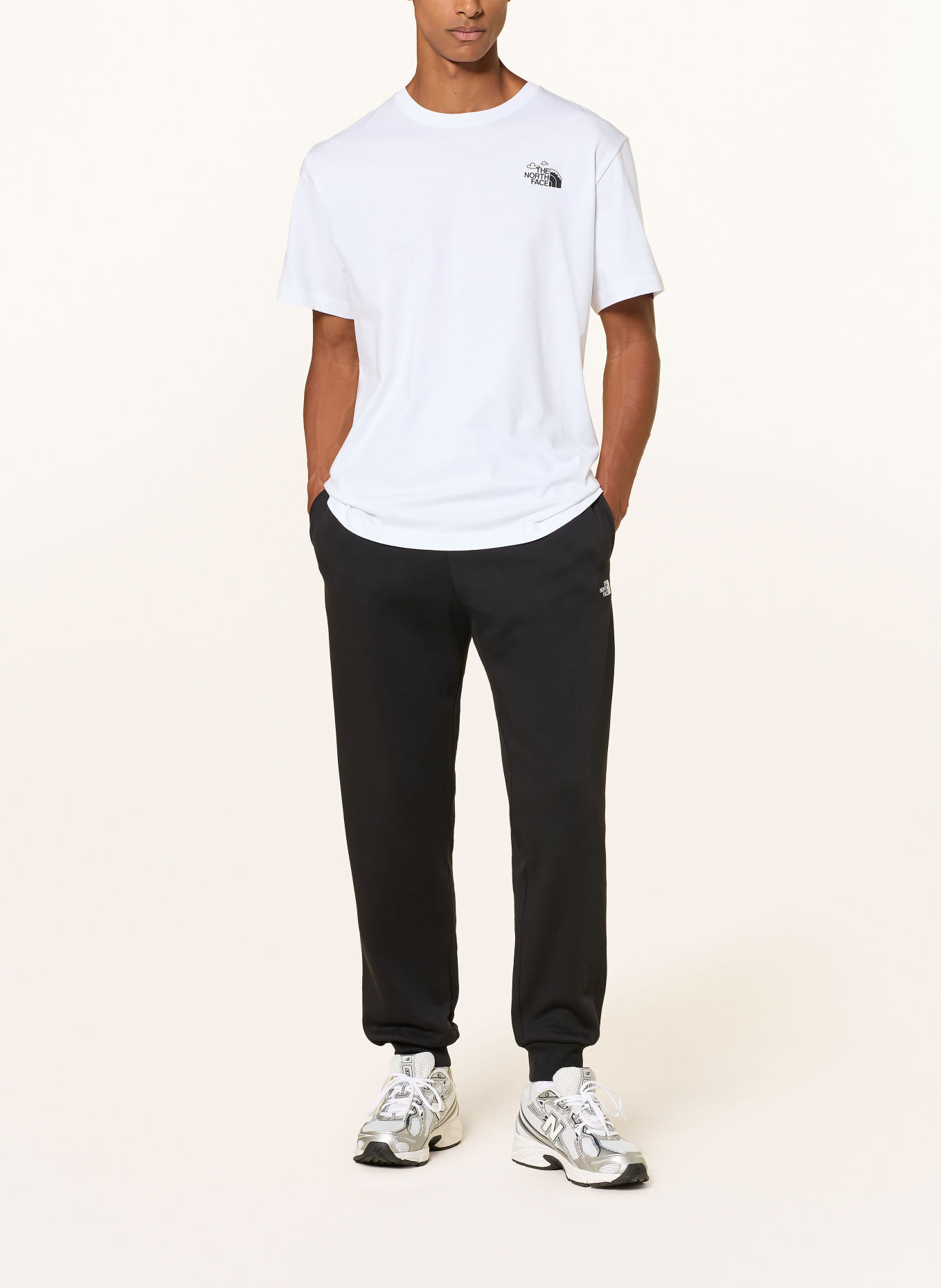 THE NORTH FACE T-shirt NATURAL HIGH SOCIETY: WIT / ZWART
