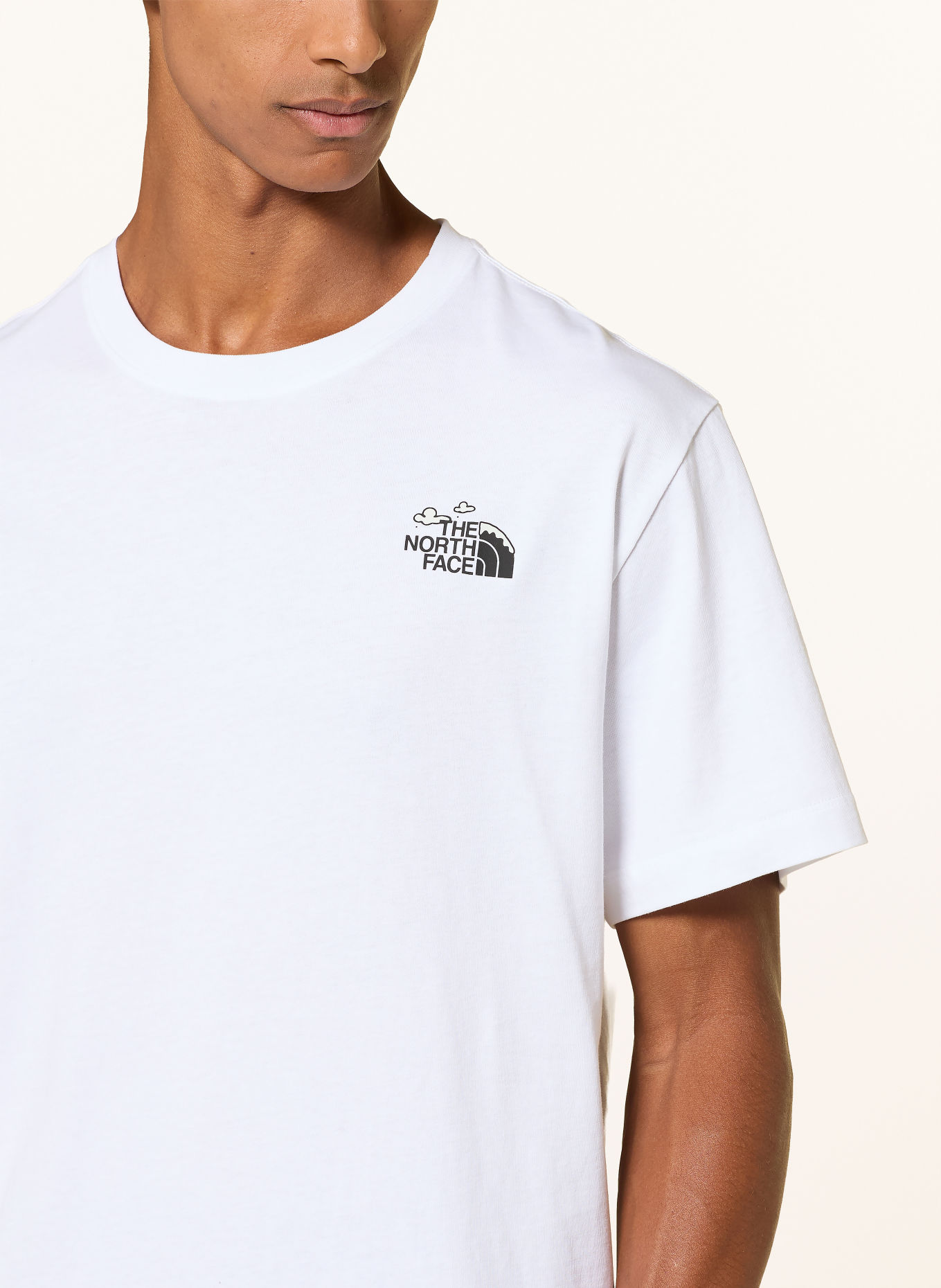 THE NORTH FACE T-shirt NATURAL HIGH SOCIETY: WIT / ZWART