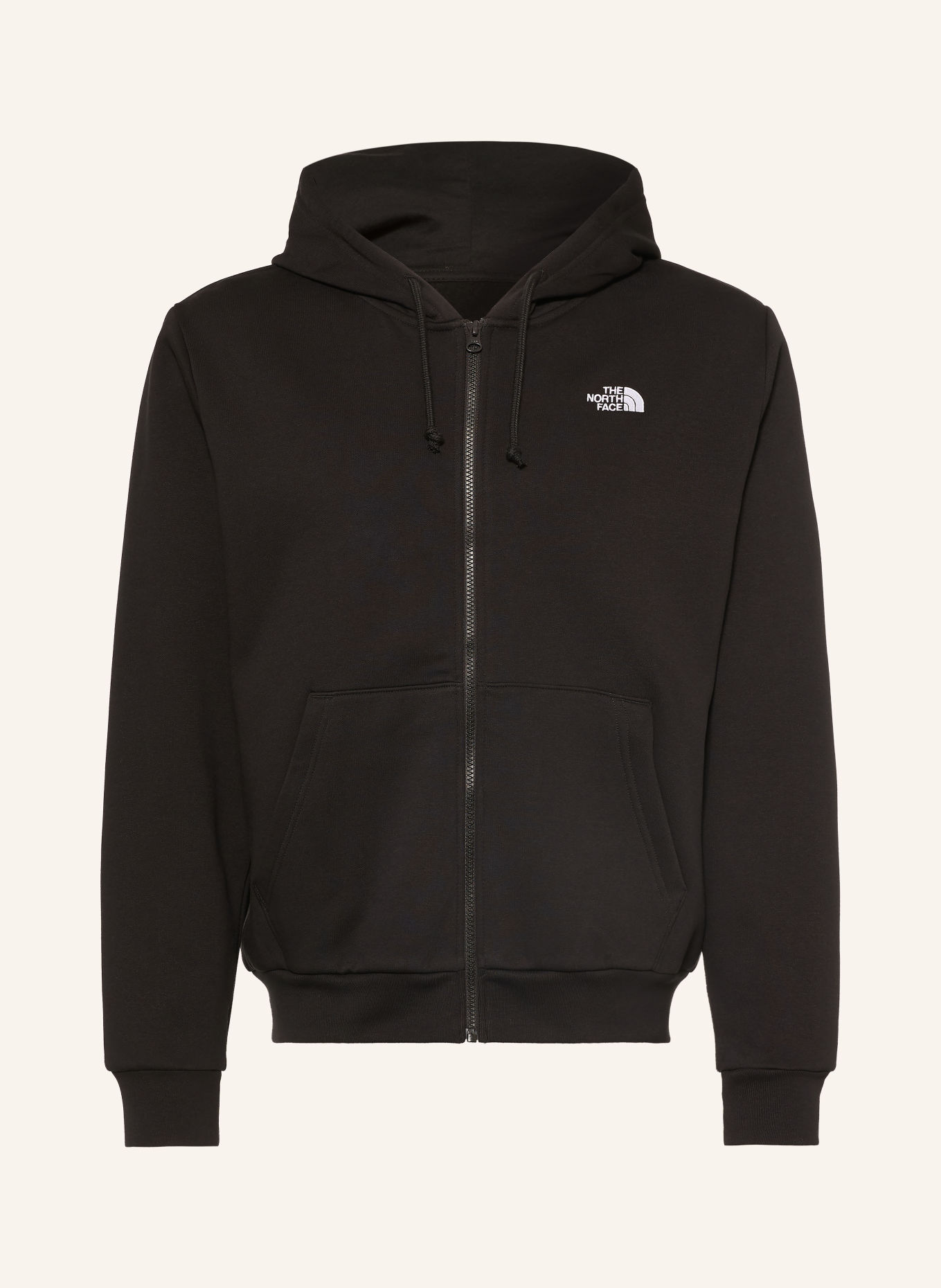 THE NORTH FACE Sweatjacke EVOLUTION SIMPLE DOME: SCHWARZ