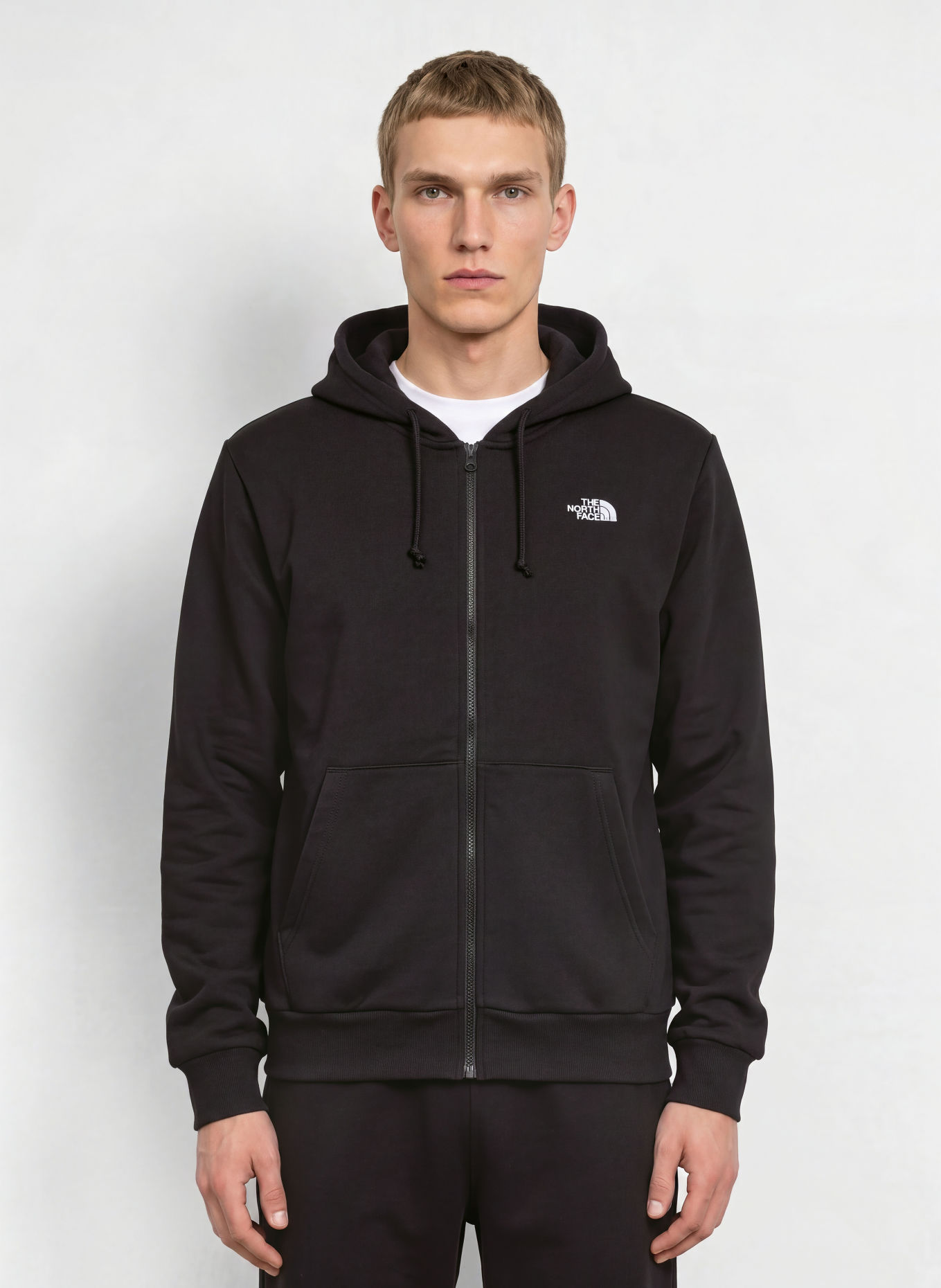 THE NORTH FACE Sweatjacke EVOLUTION SIMPLE DOME: SCHWARZ
