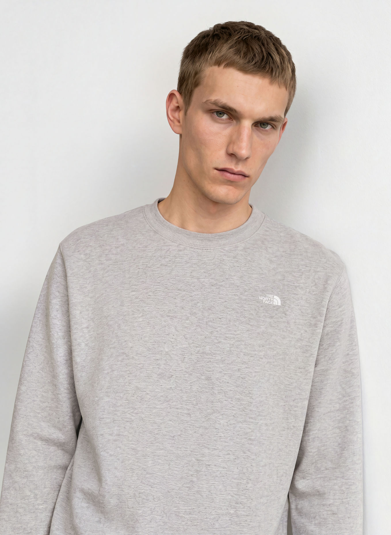 THE NORTH FACE Sweatshirt ESSENTIAL SIMPLE DOME: HELLGRAU