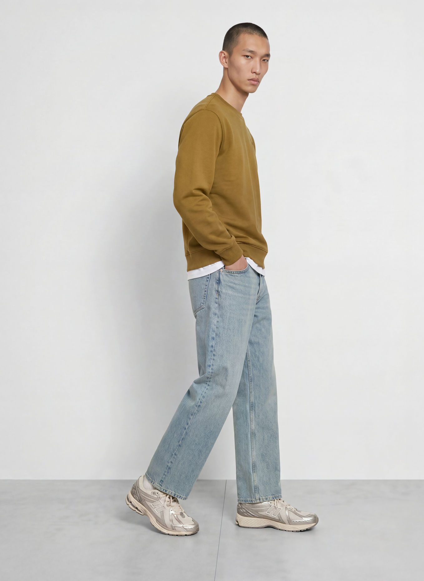 THE NORTH FACE Sweatshirt ESSENTIAL SIMPLE DOME: OLIV