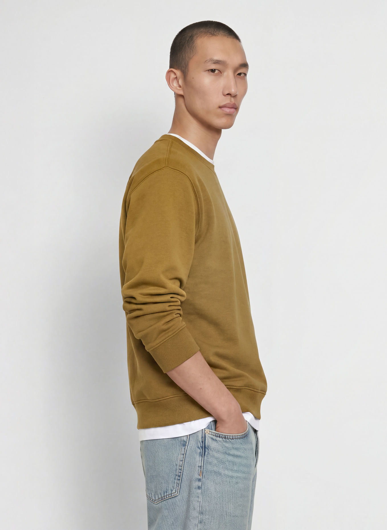 THE NORTH FACE Sweatshirt ESSENTIAL SIMPLE DOME: OLIV